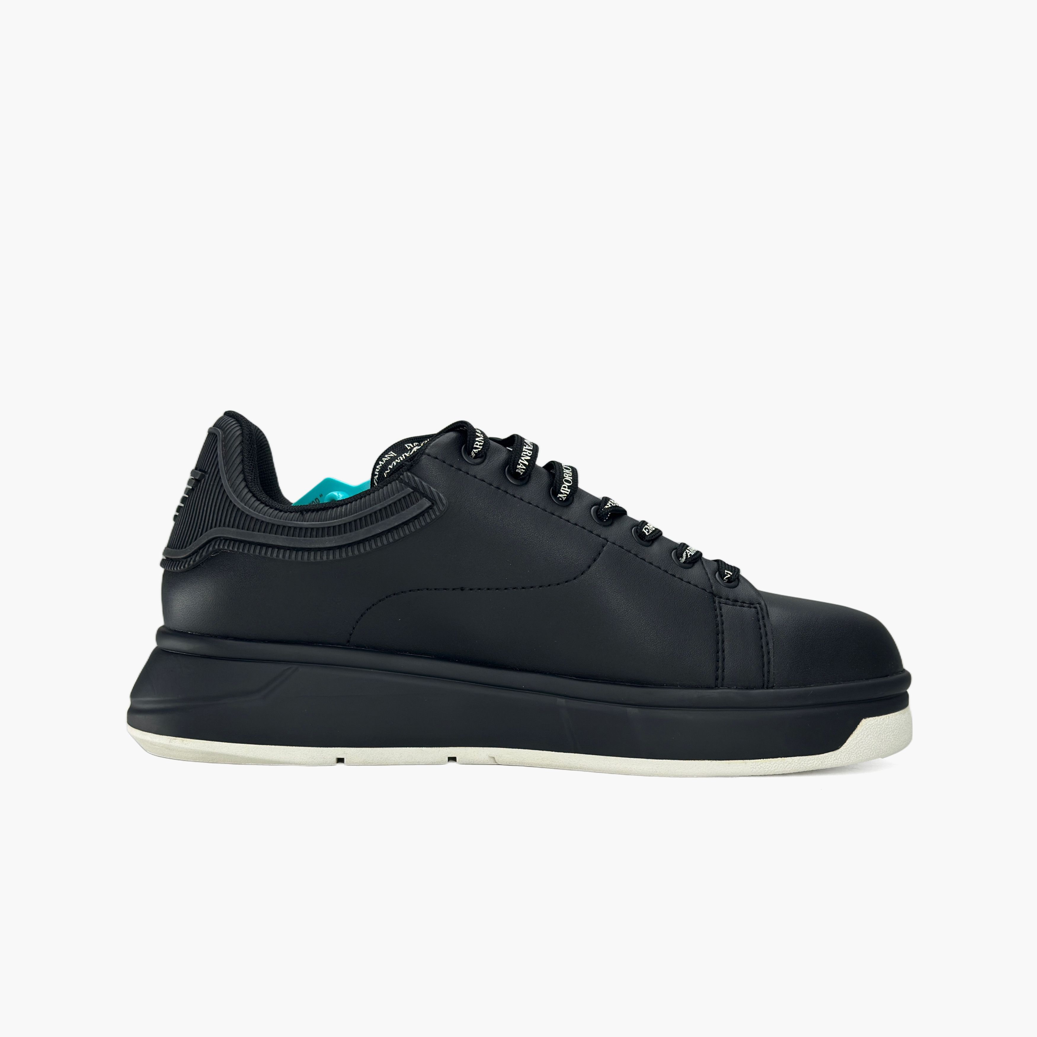 Emporio Armani Emporio Armani Leather Low-Top Sneakers US 10 / EU 43 Size US 10 / EU 43 - 2 Thumbnail