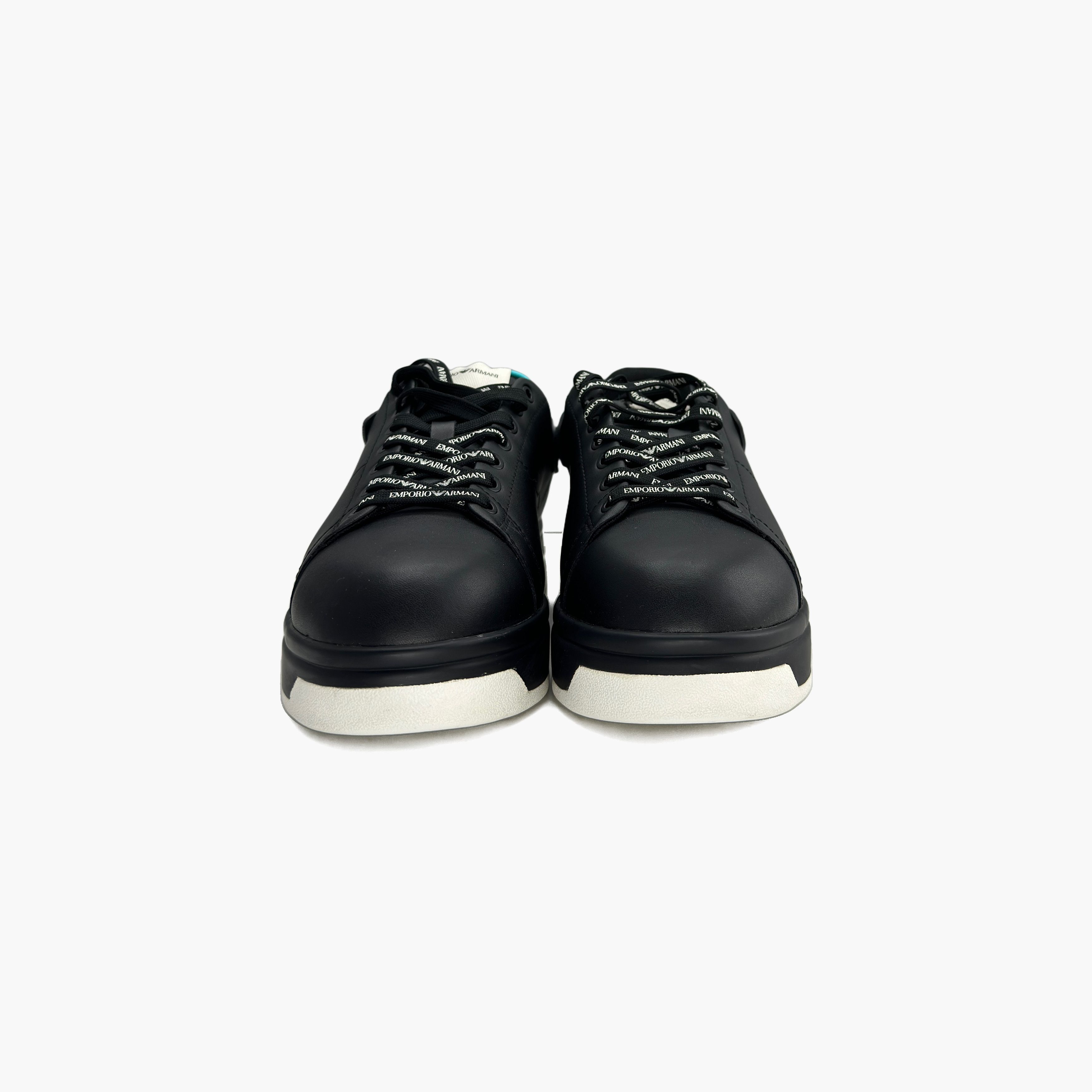 Emporio Armani Emporio Armani Leather Low-Top Sneakers US 10 / EU 43 Size US 10 / EU 43 - 5 Thumbnail