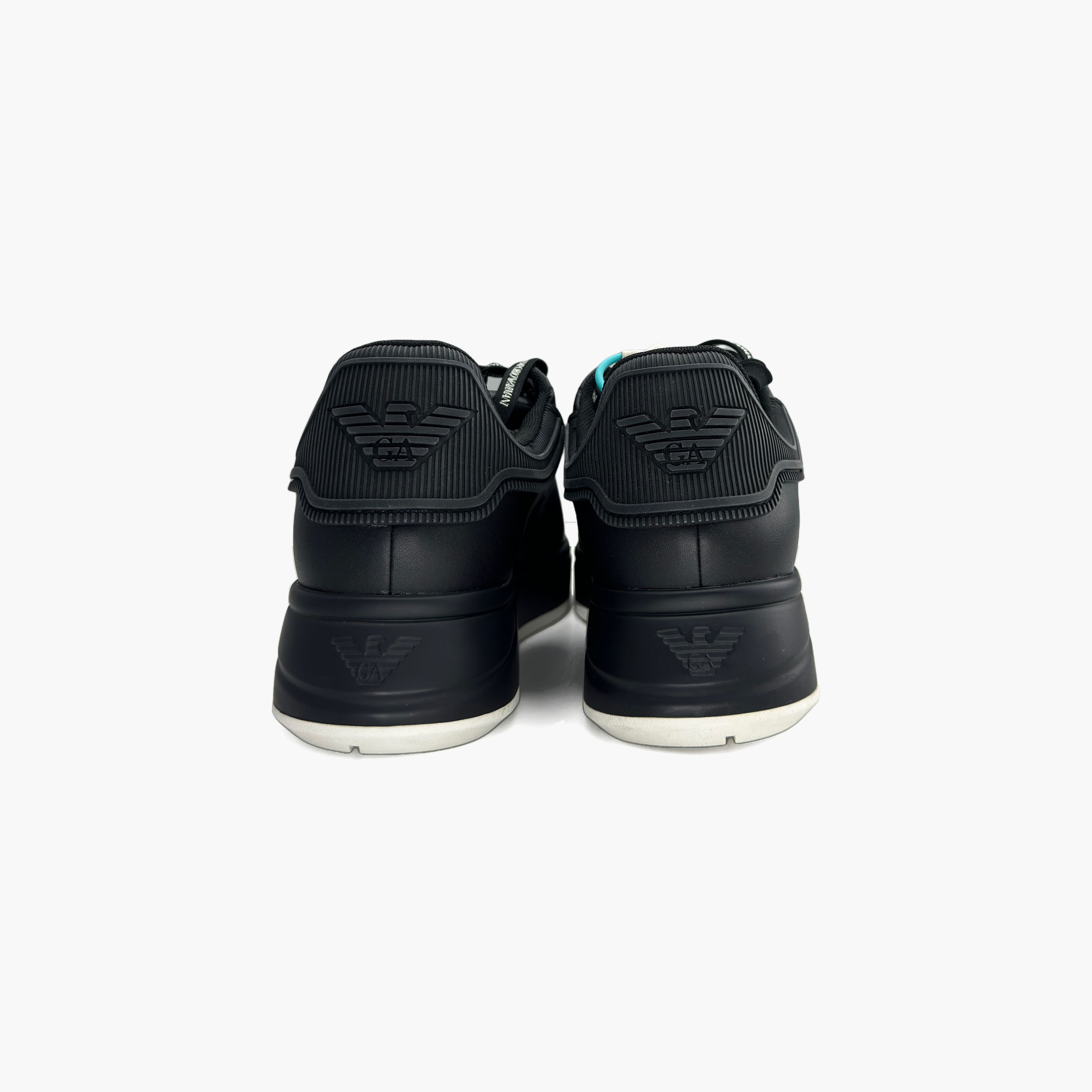 Emporio Armani Emporio Armani Leather Low-Top Sneakers US 10 / EU 43 Size US 10 / EU 43 - 6 Thumbnail