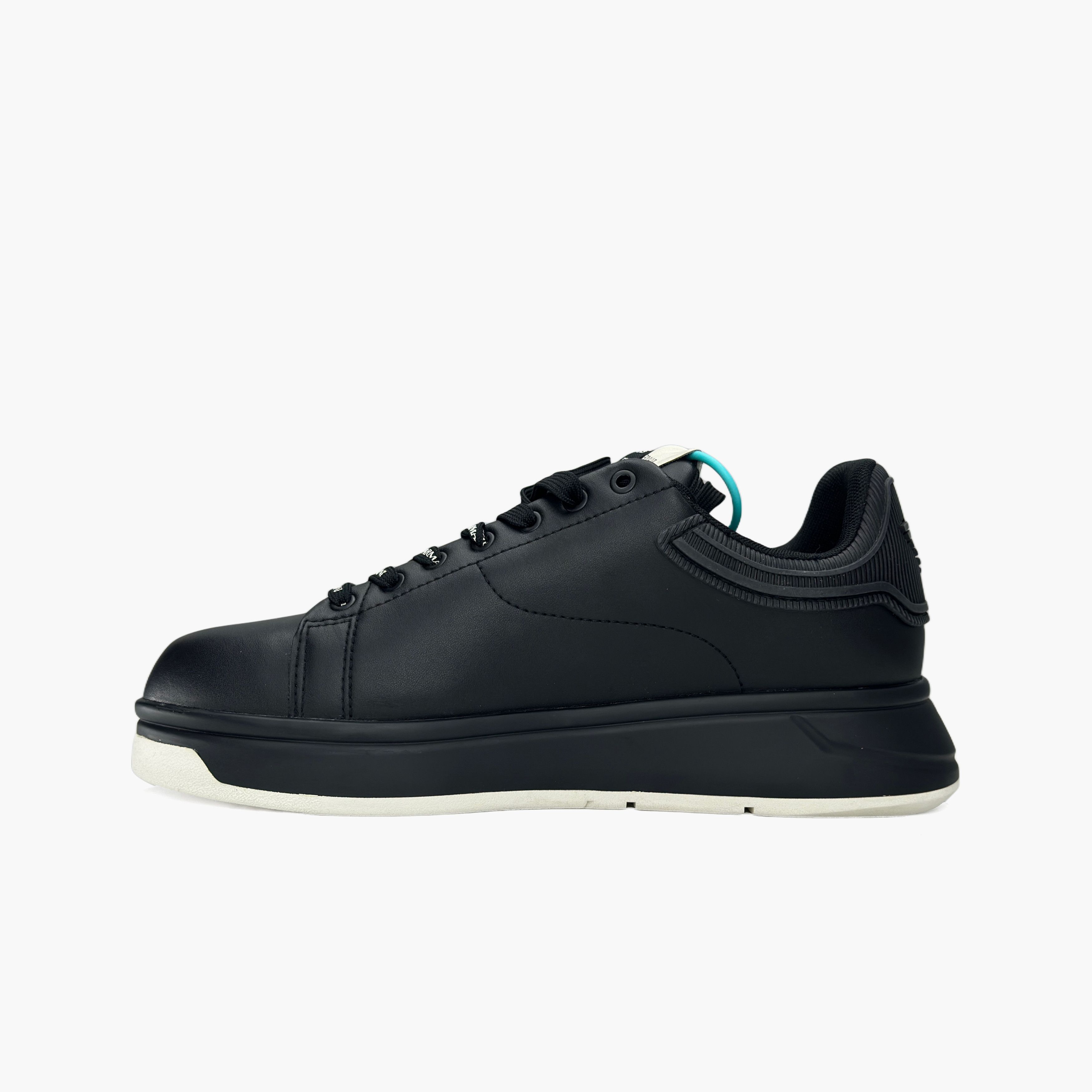 Emporio Armani Emporio Armani Leather Low-Top Sneakers US 10 / EU 43 Size US 10 / EU 43 - 3 Thumbnail