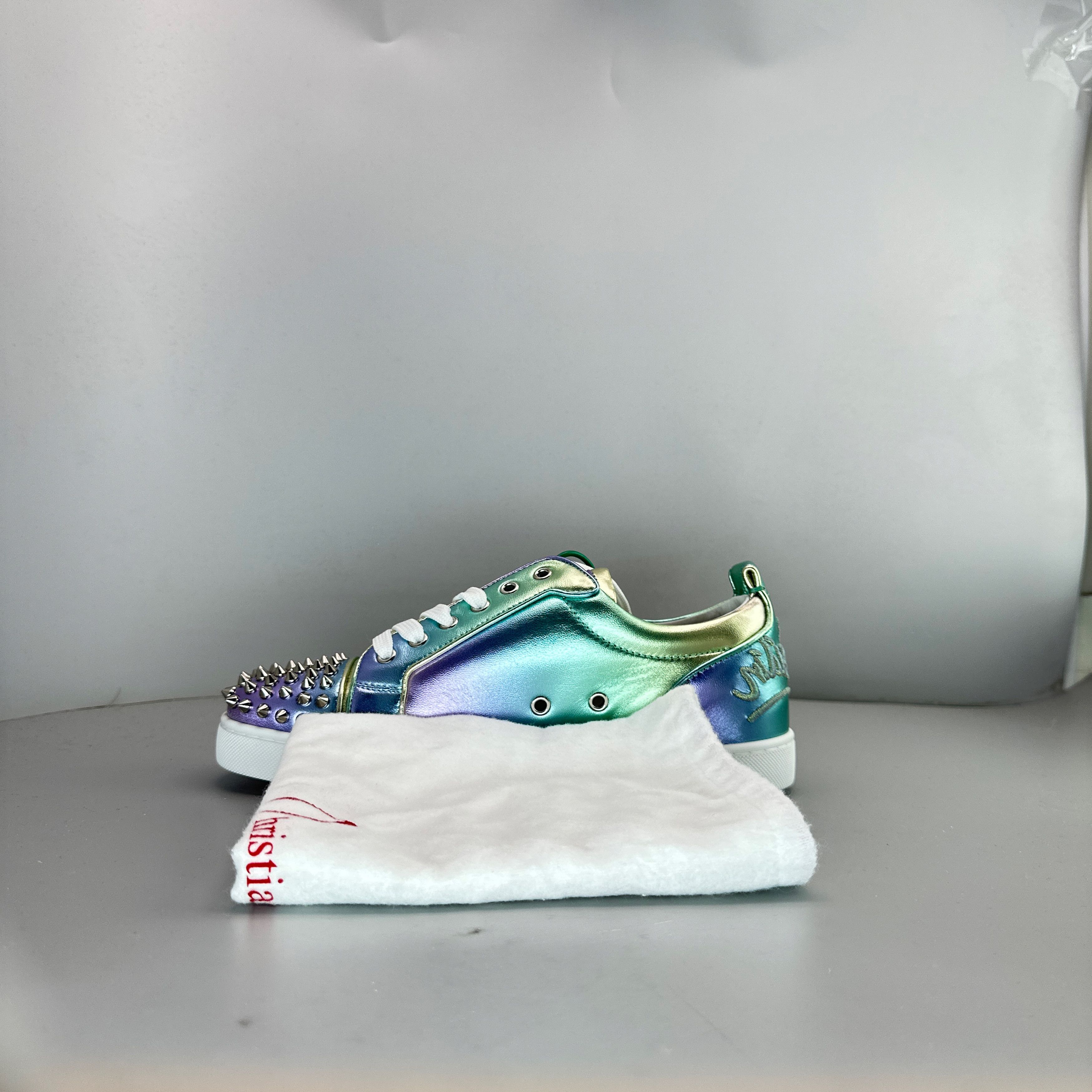Christian Louboutin Christian Louboutin Fun Louis Junior Spikes Sneakers 40.5 Size US 7.5 / EU 40-41 - 10 Thumbnail