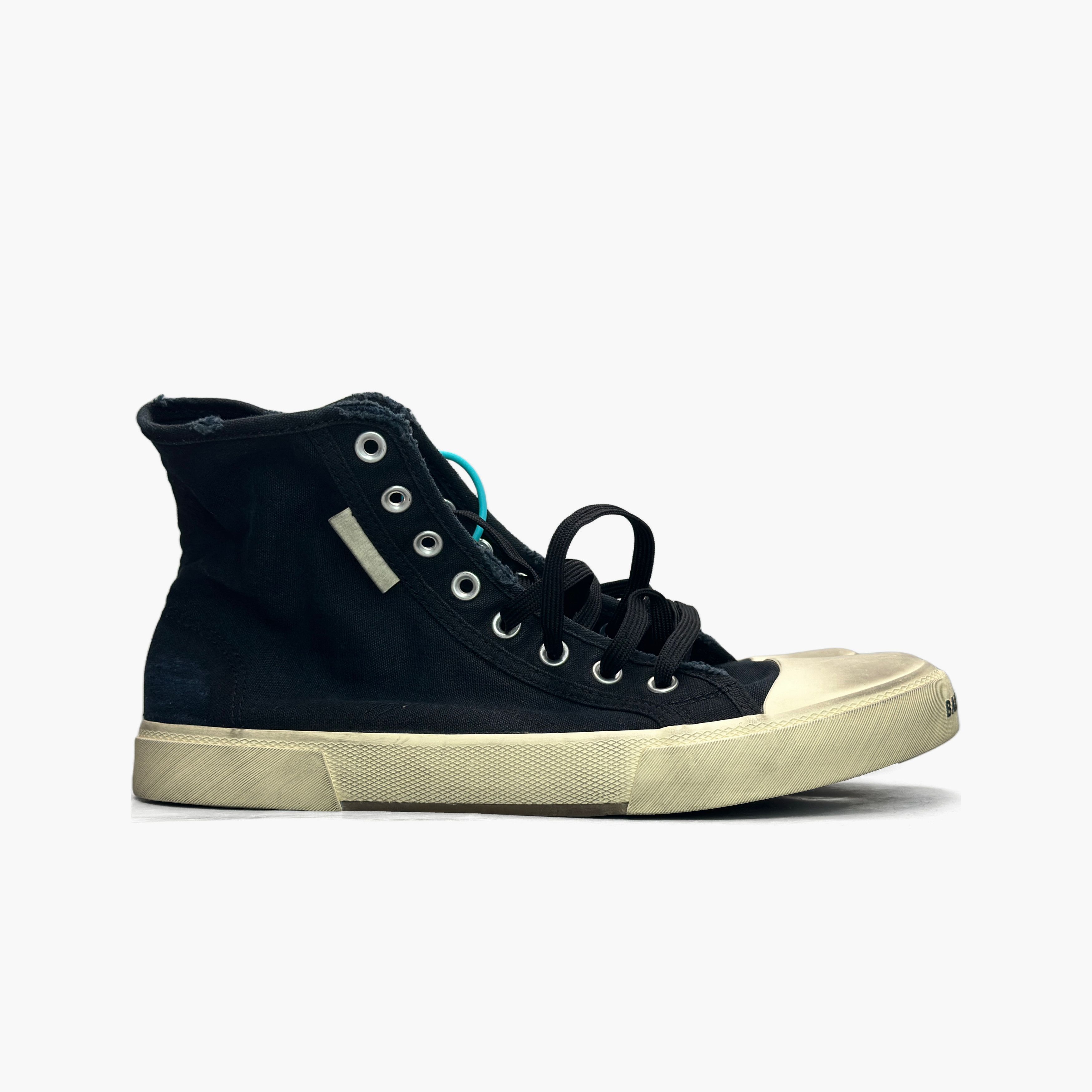 Balenciaga Balenciaga Distressed Paris High-Top Sneakers US 11 Size US 11 / EU 44 - 4 Thumbnail