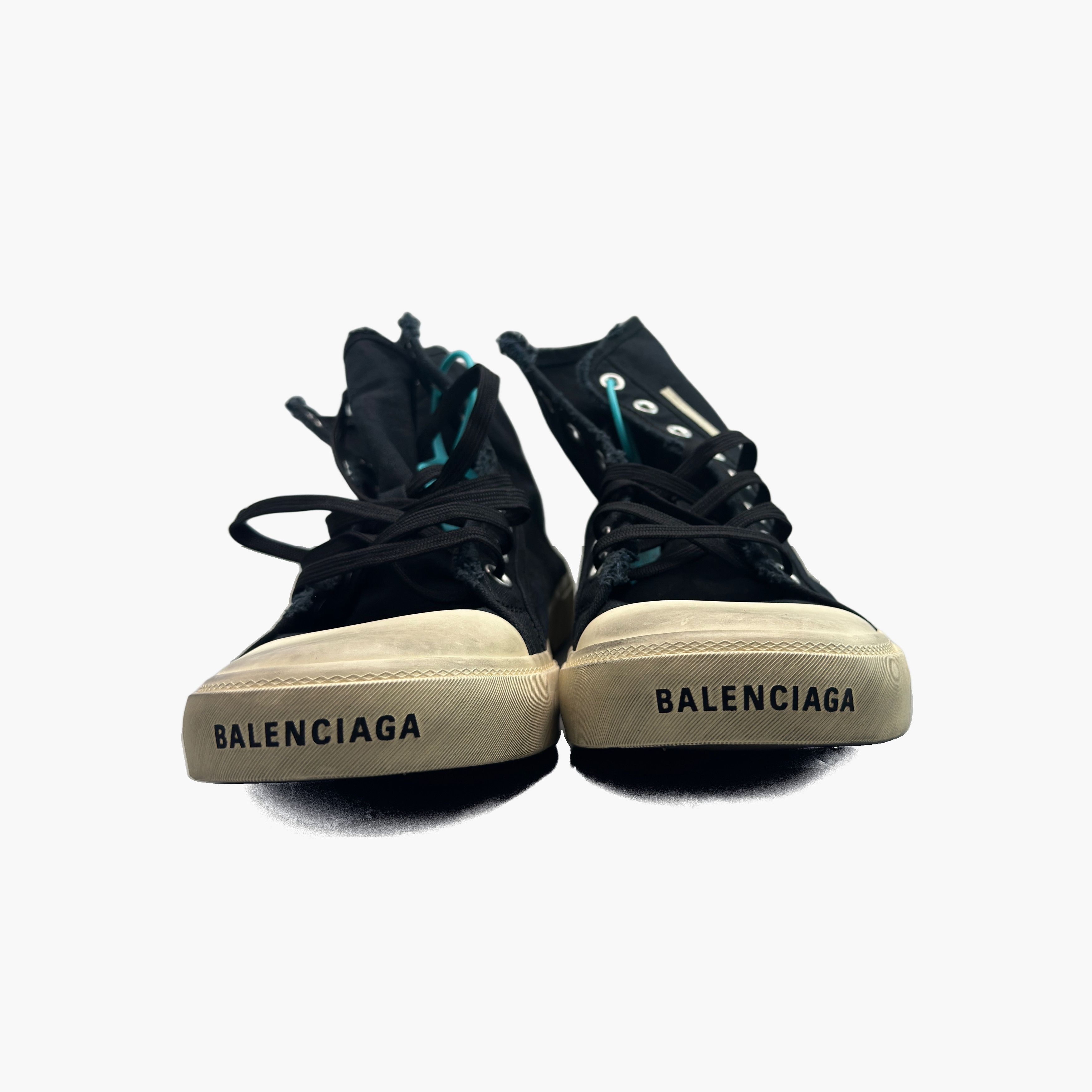 Balenciaga Balenciaga Distressed Paris High-Top Sneakers US 11 Size US 11 / EU 44 - 5 Thumbnail