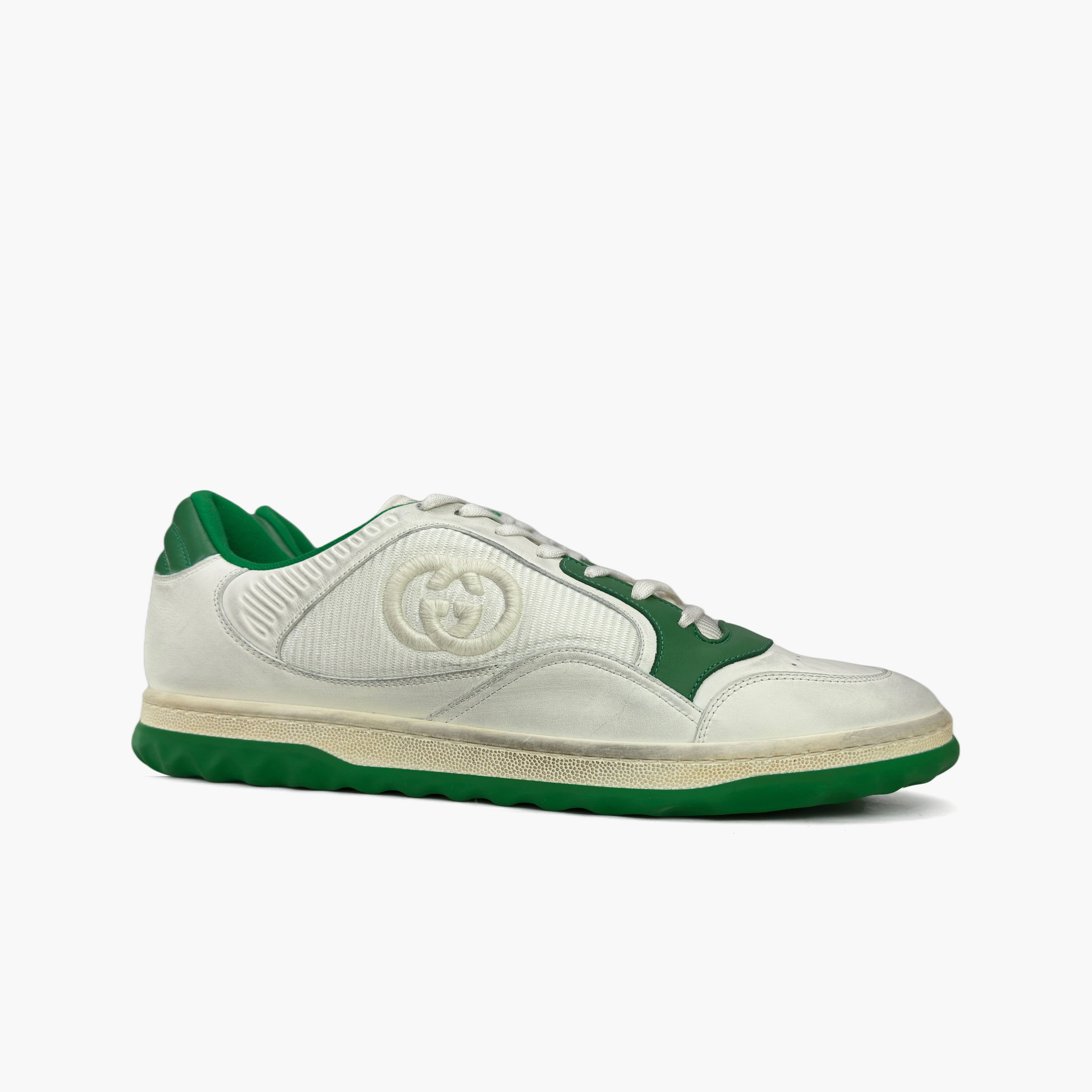 Gucci Gucci MAC80 Distressed Low-Top Sneakers Size 11.5 Size US 11.5 / EU 44-45 - 4 Thumbnail