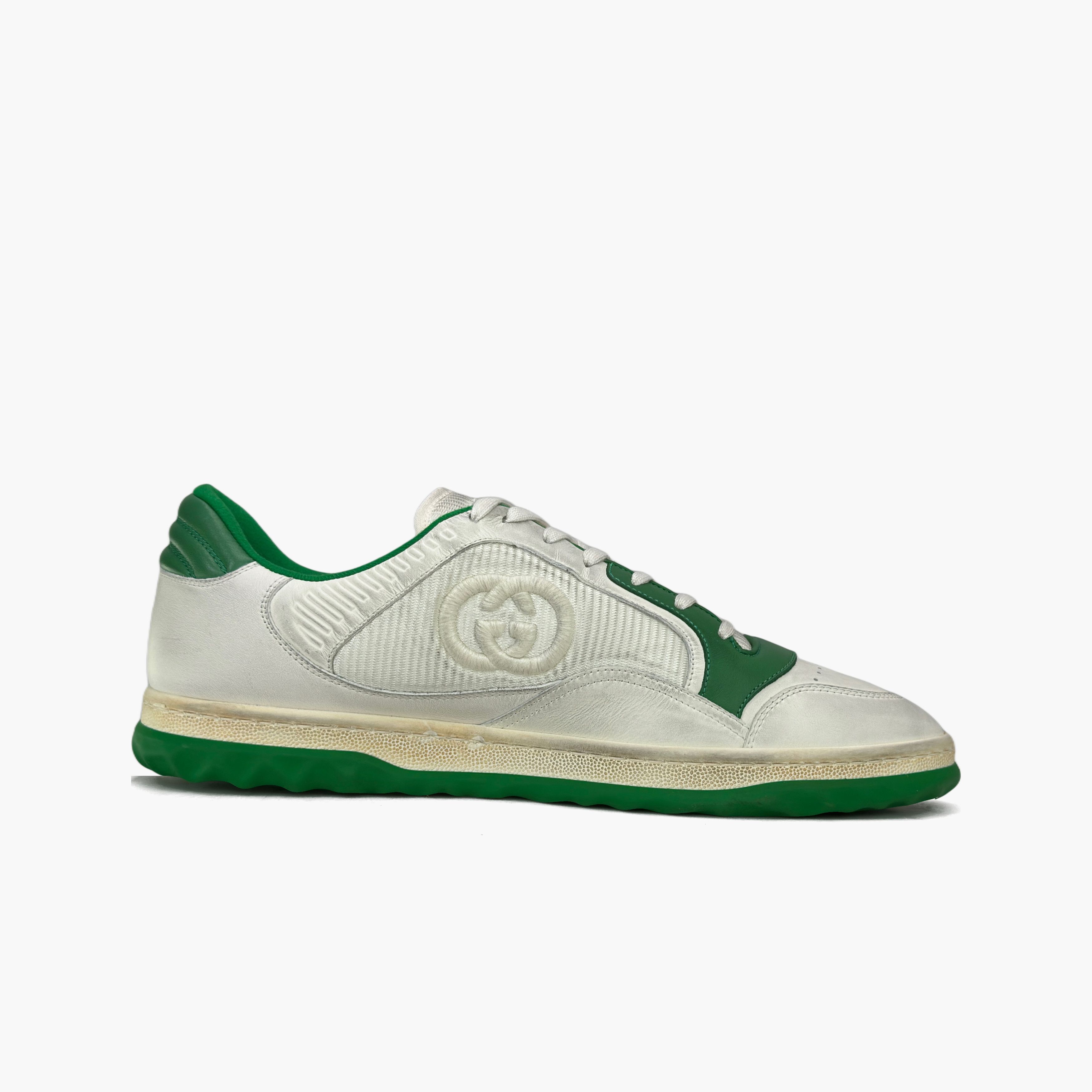 Gucci Gucci MAC80 Distressed Low-Top Sneakers Size 11.5 Size US 11.5 / EU 44-45 - 2 Thumbnail