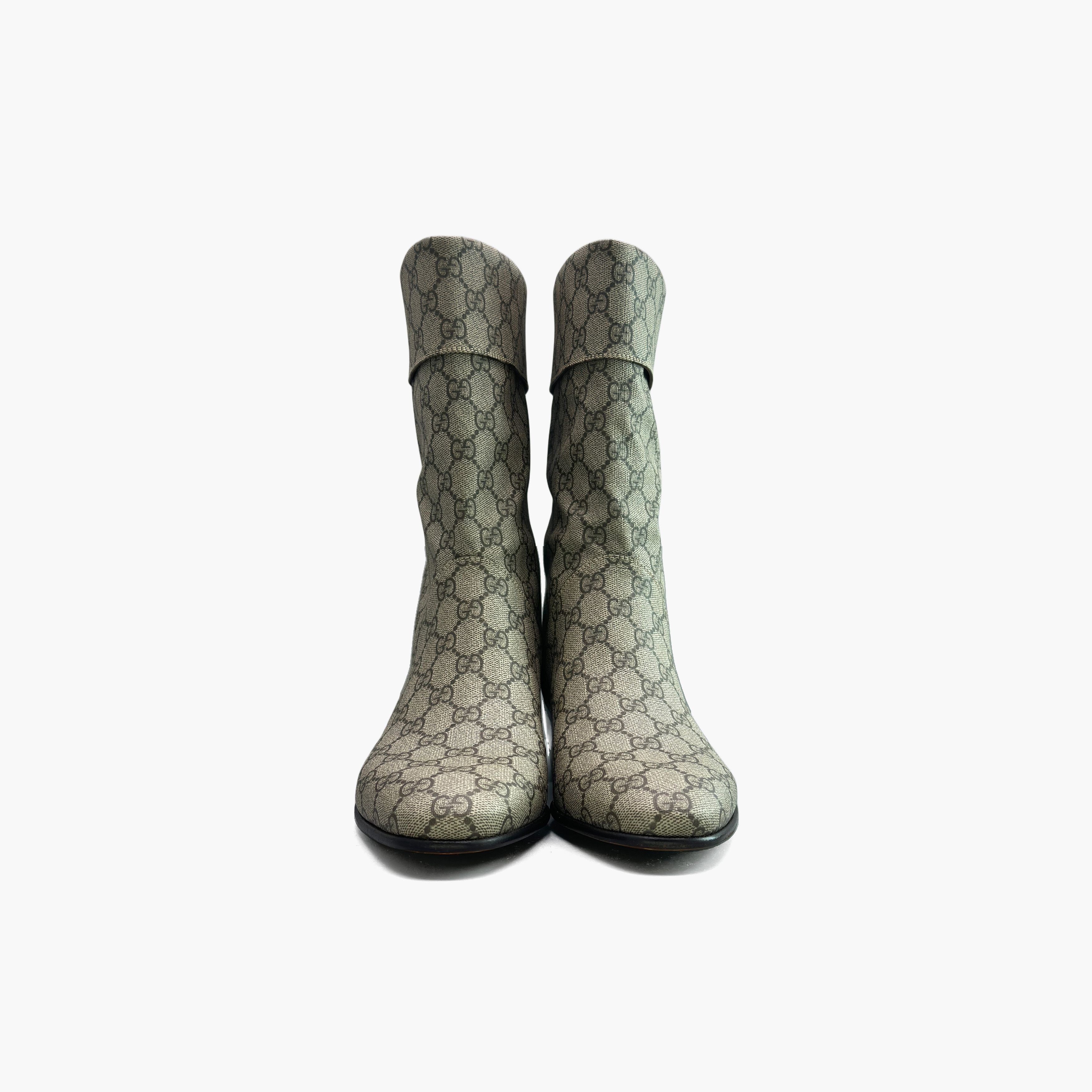 Gucci Gucci GG Supreme Canvas Boots Size 8 Size US 8 / EU 41 - 5 Thumbnail