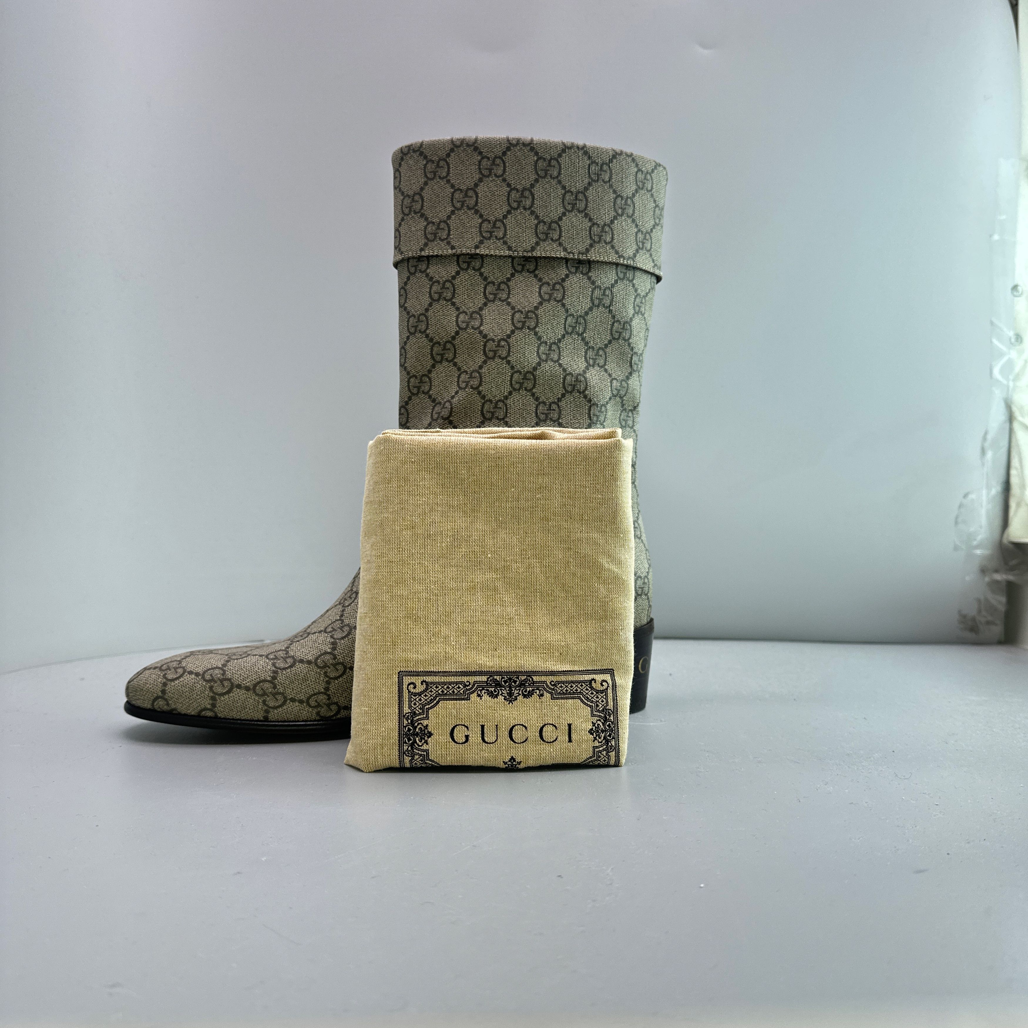 Gucci Gucci GG Supreme Canvas Boots Size 8 Size US 8 / EU 41 - 10 Thumbnail