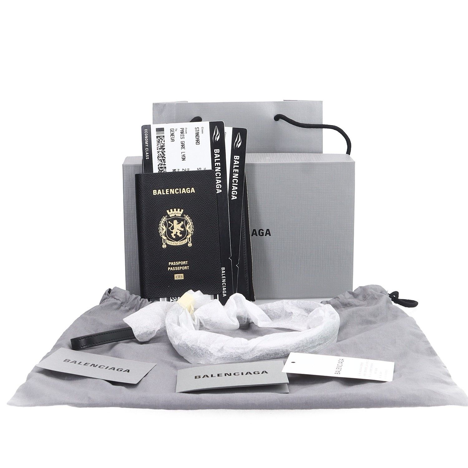 Balenciaga Balenciaga Crest Passport Bag One Size Size ONE SIZE - 5 Thumbnail