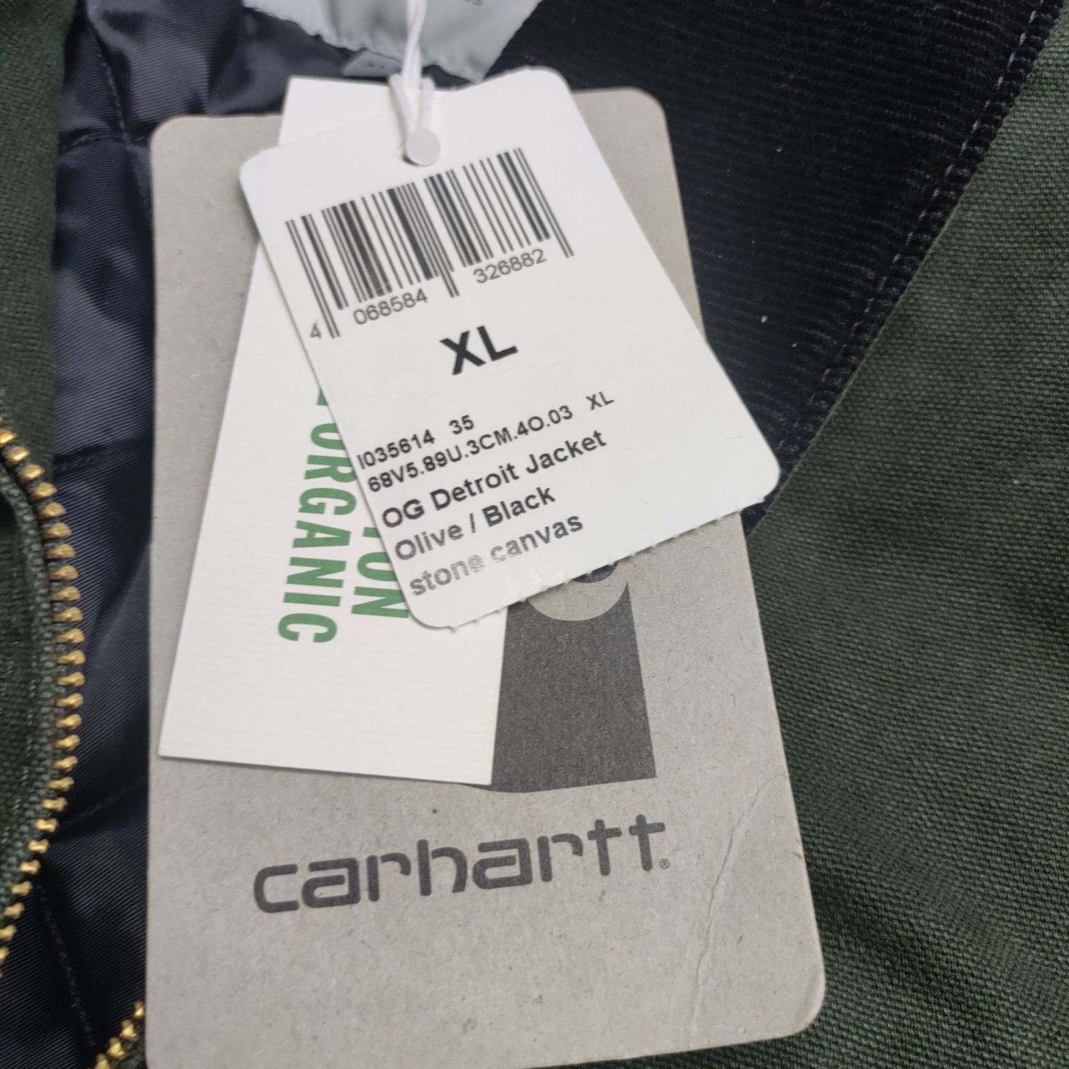 Carhartt Wip Carhartt WIP OG Detroit Canvas Jacket Olive Size XL Size US XL / EU 56 / 4 - 4 Thumbnail