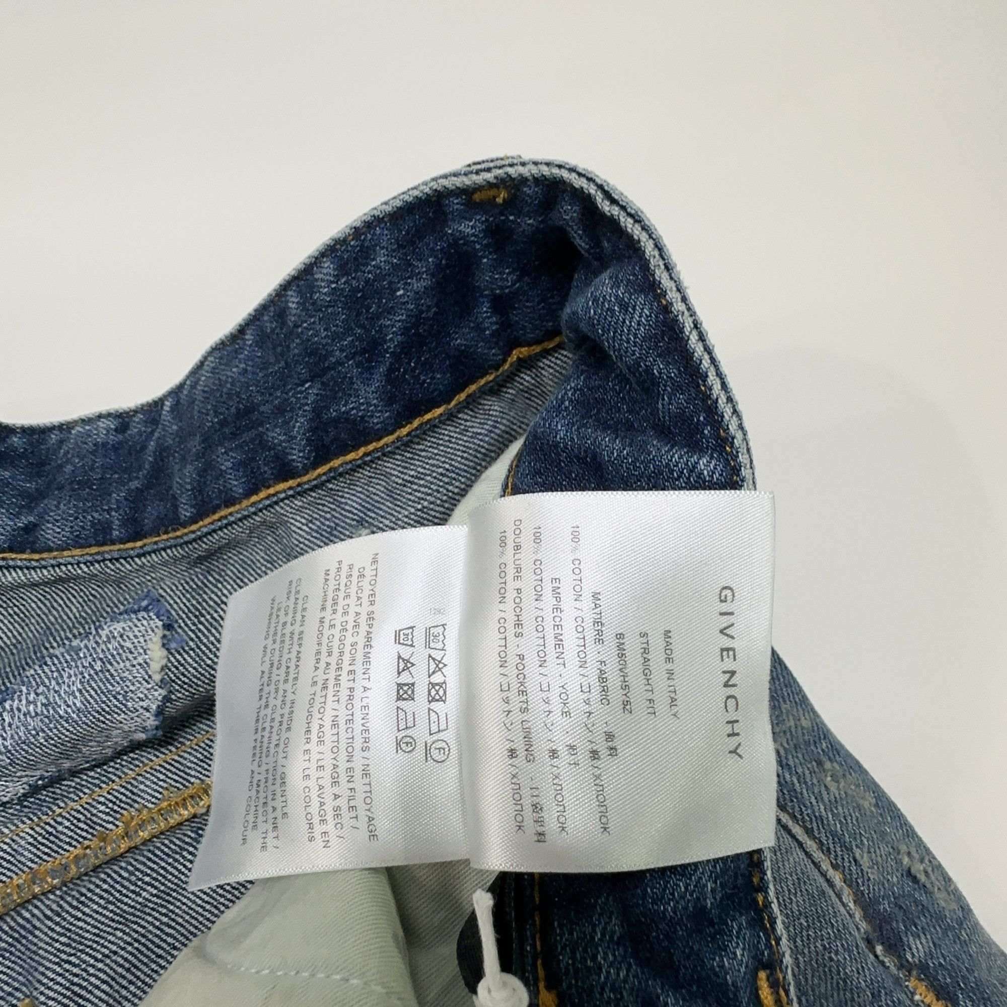 Givenchy Givenchy Distressed Denim Jeans Size 29 Size US 29 - 6 Thumbnail