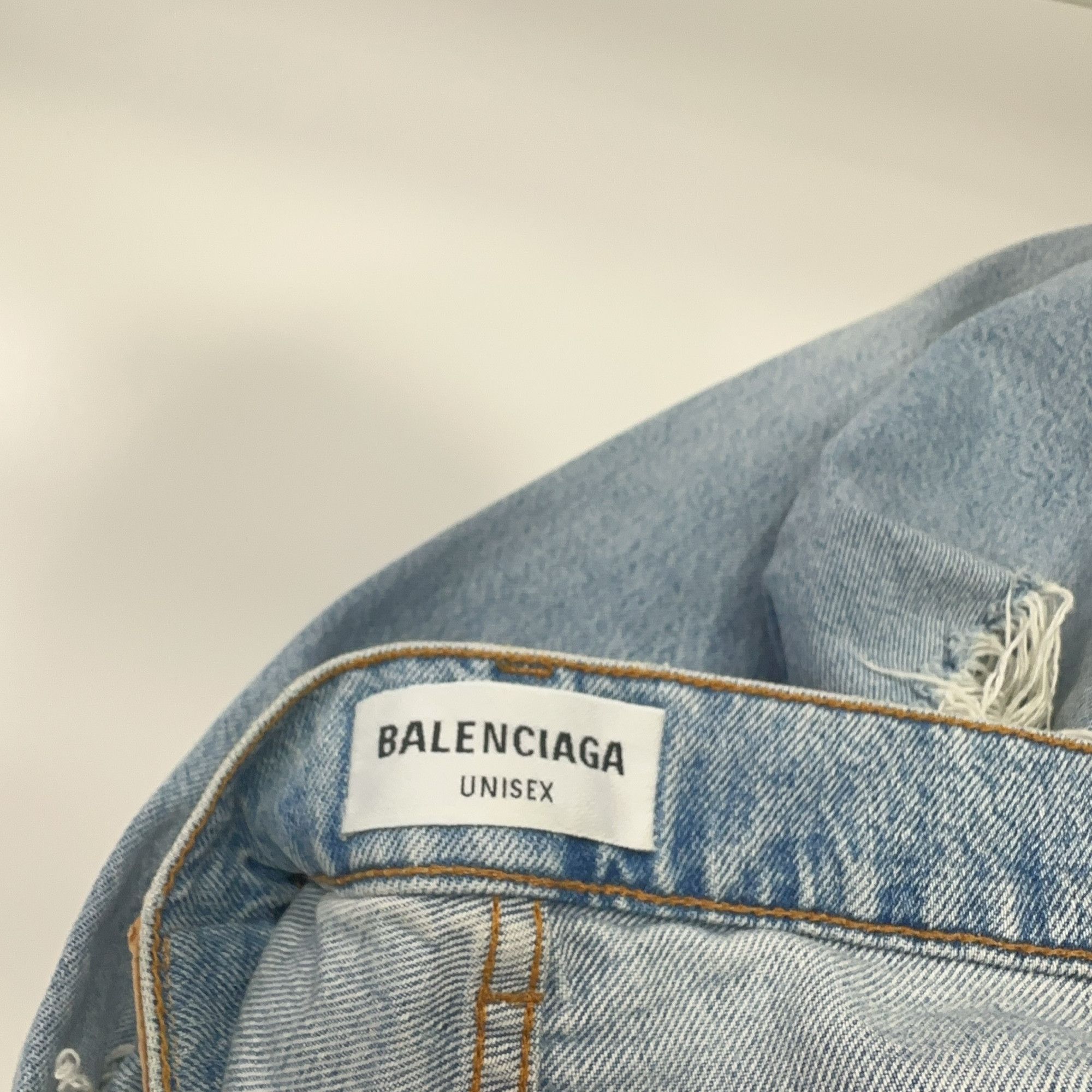 Balenciaga Balenciaga Distressed Denim Jeans Size 27 Size US 27 - 5 Thumbnail
