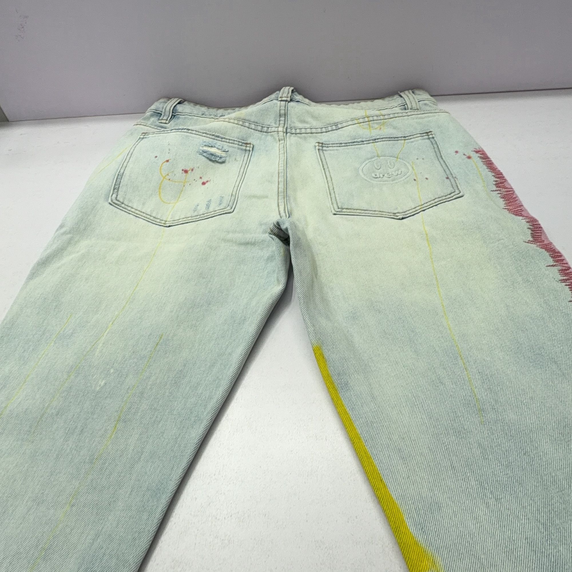 Drew House Drew House Distressed Bear Patch Jeans Size 32 Size US 32 / EU 48 - 9 Thumbnail