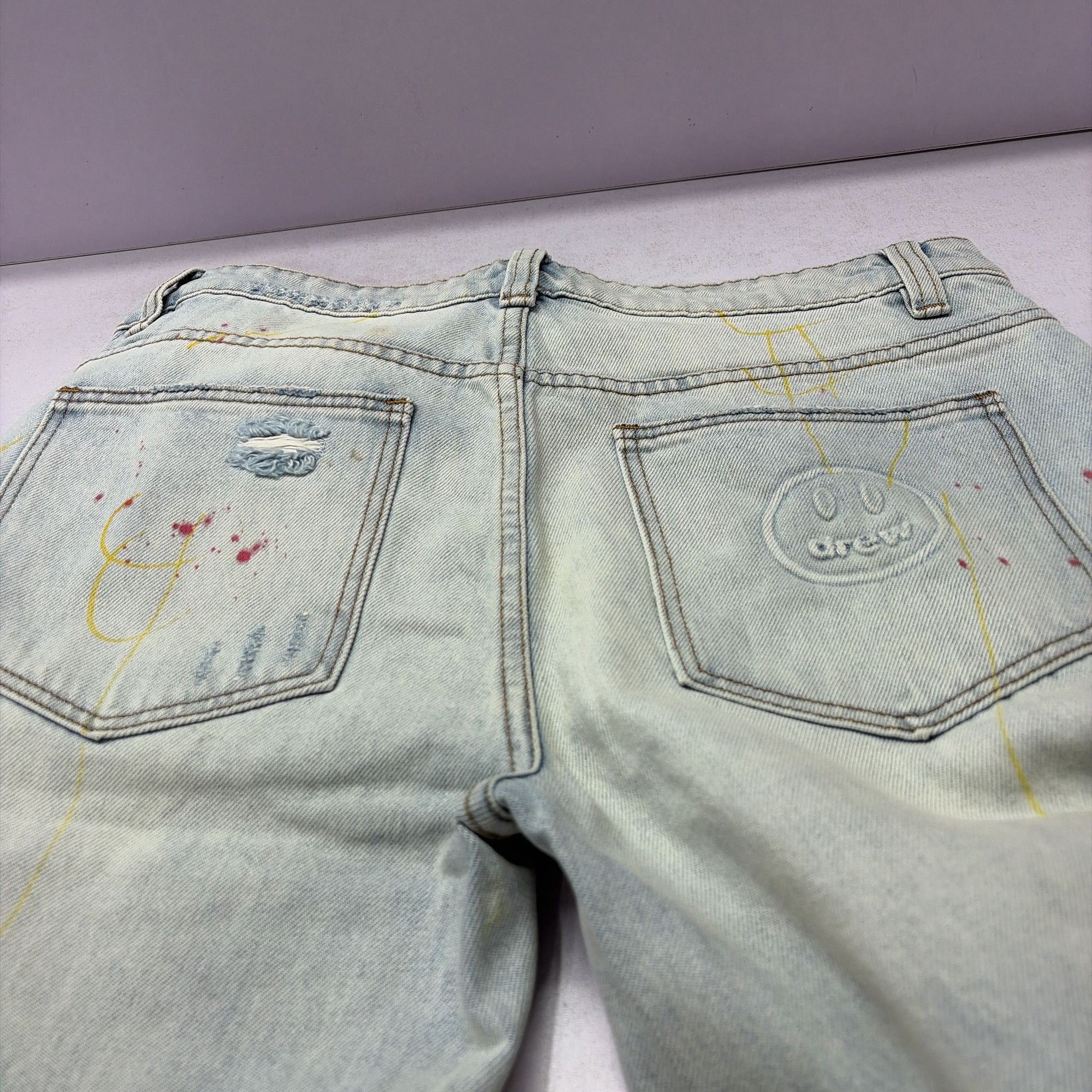 Drew House Drew House Distressed Bear Patch Jeans Size 32 Size US 32 / EU 48 - 4 Thumbnail