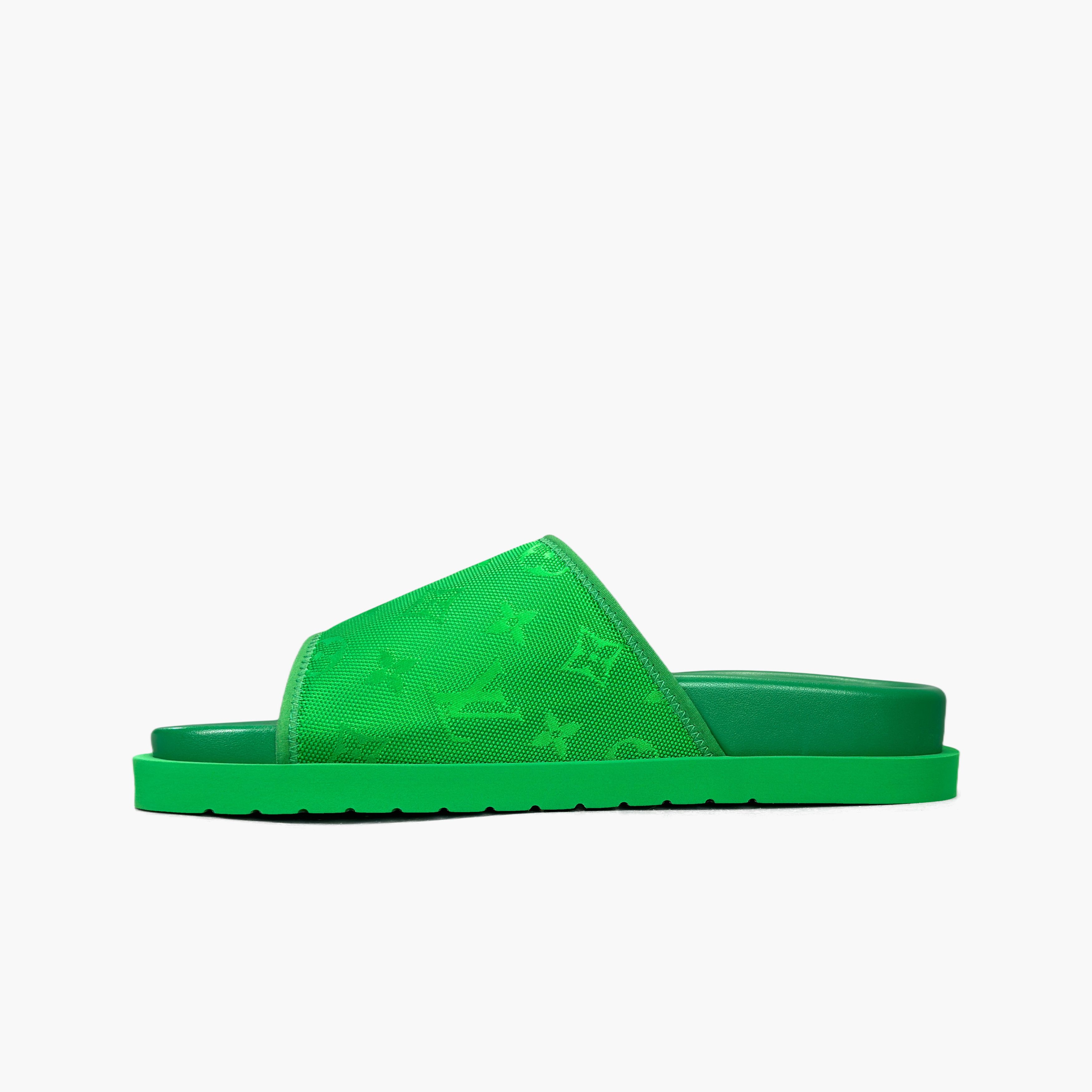 Louis Vuitton Louis Vuitton Monogram Mule Slides Green Size US 8 Size US 8 / EU 41 - 3 Thumbnail
