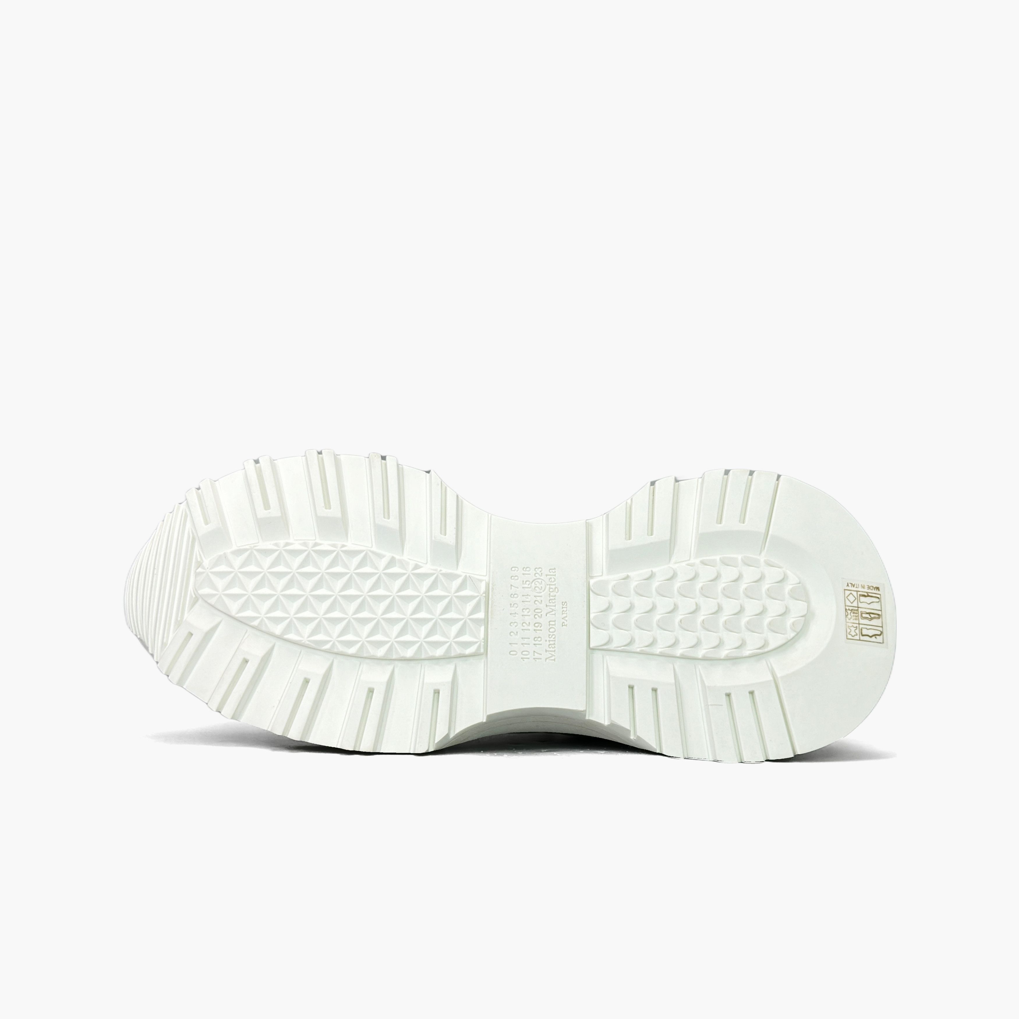 Maison Margiela Maison Margiela White Leather Low-Top Sneakers Size 44 Size US 11 / EU 44 - 8 Thumbnail