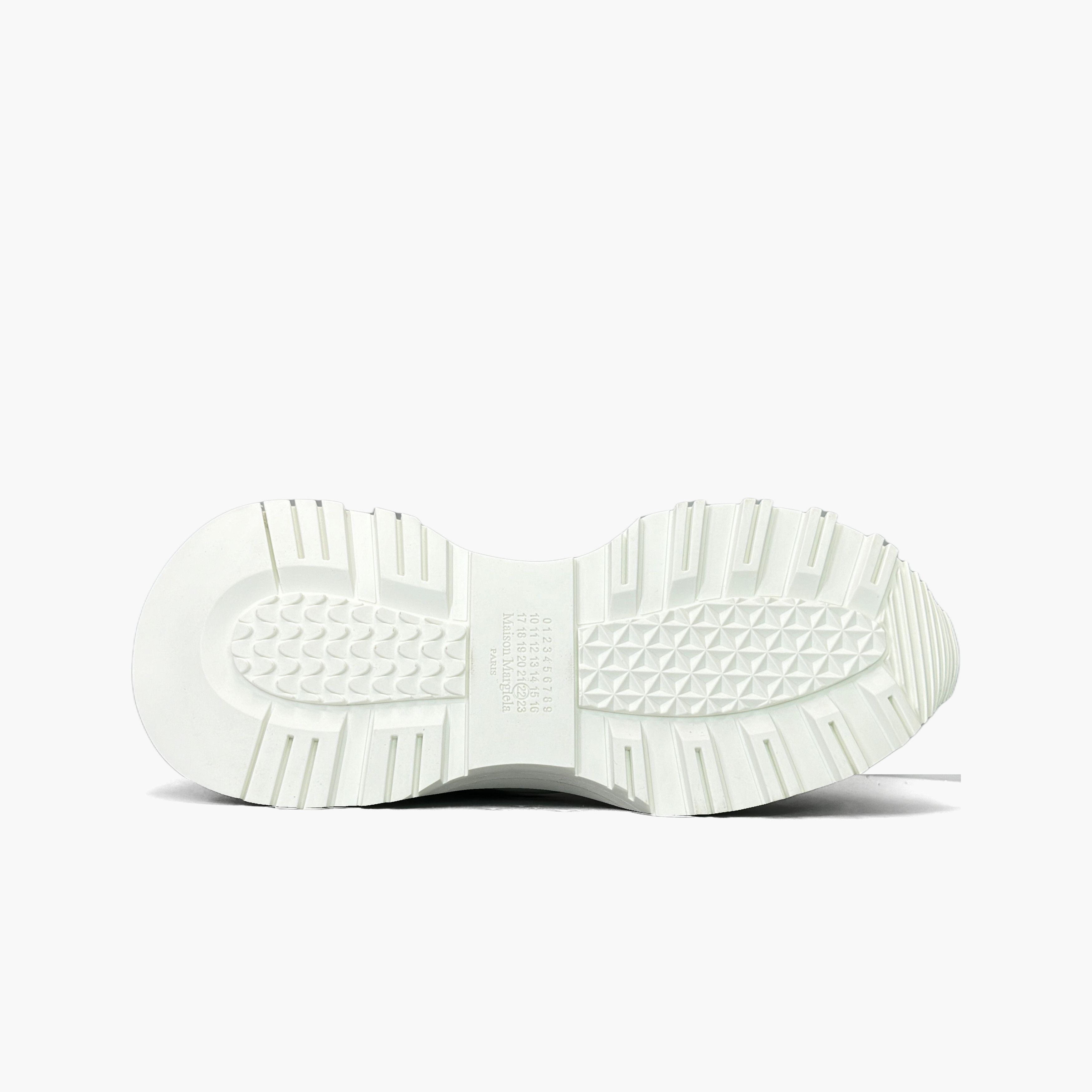 Maison Margiela Maison Margiela White Leather Low-Top Sneakers Size 44 Size US 11 / EU 44 - 7 Thumbnail