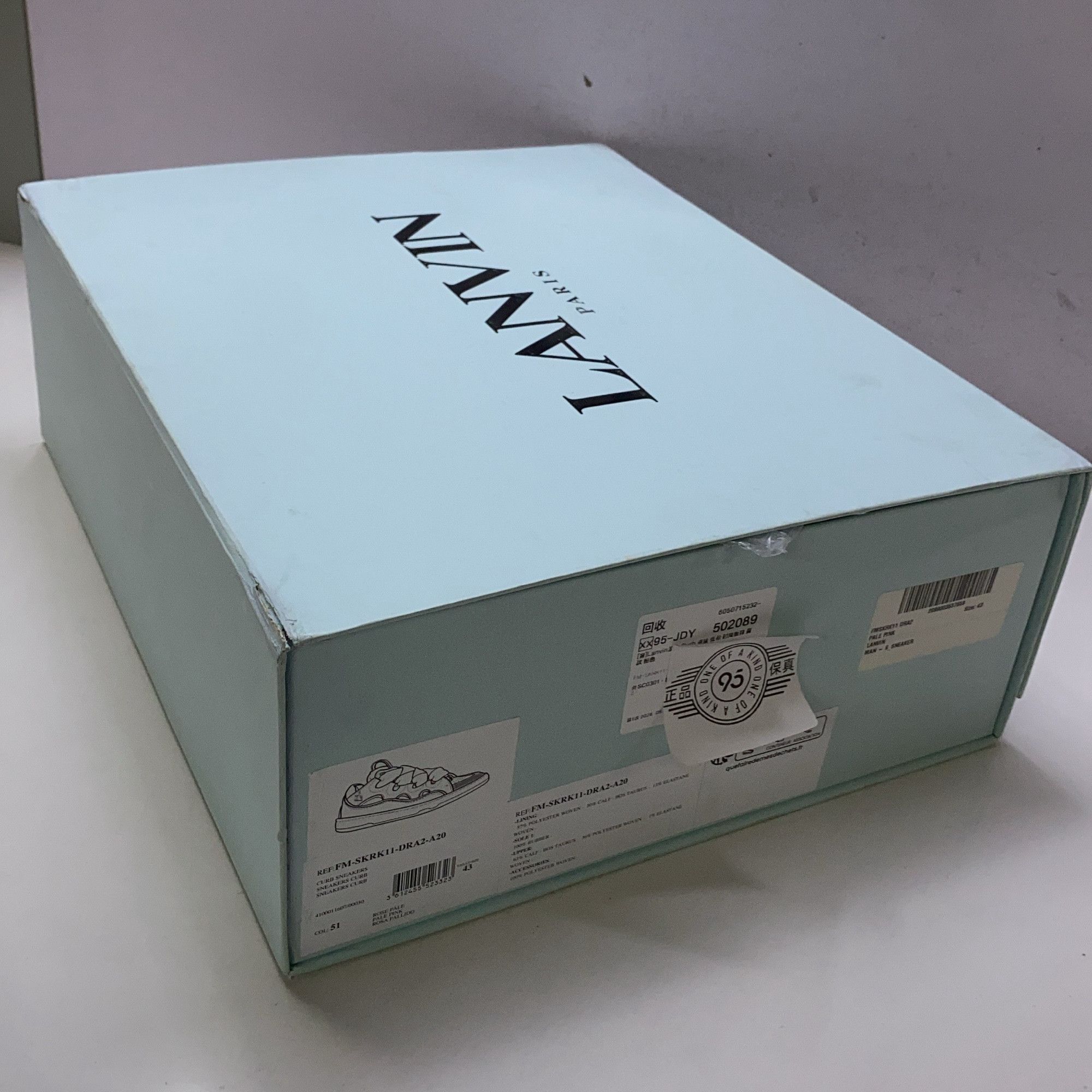 Lanvin Lanvin Pink Curb Sneakers Size 10 Size US 10 / EU 43 - 10 Thumbnail