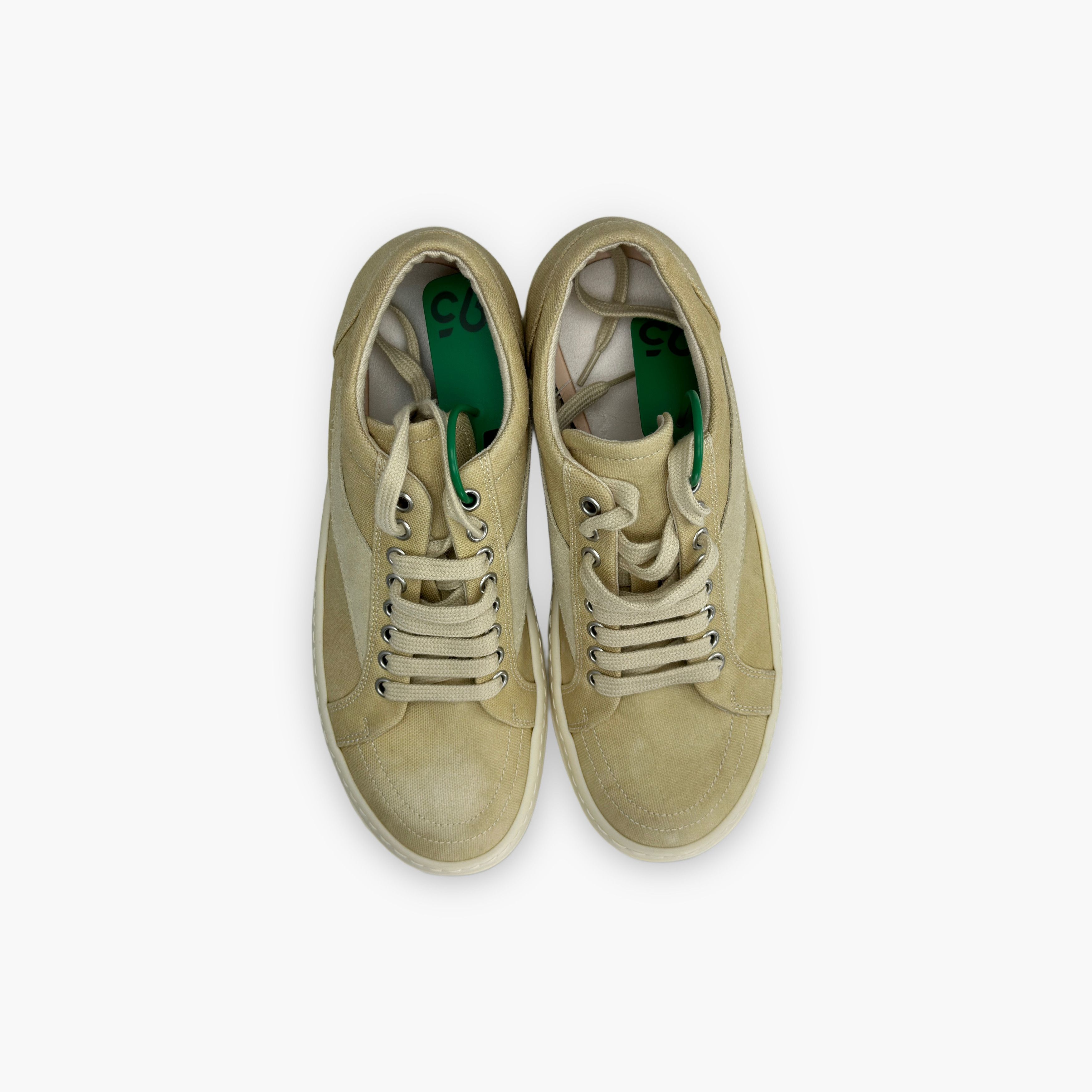 Rick Owens Drkshdw Rick Owens DRKSHDW Canvas Low-Top Sneakers Size 7 Size US 7 / EU 40 - 9 Thumbnail