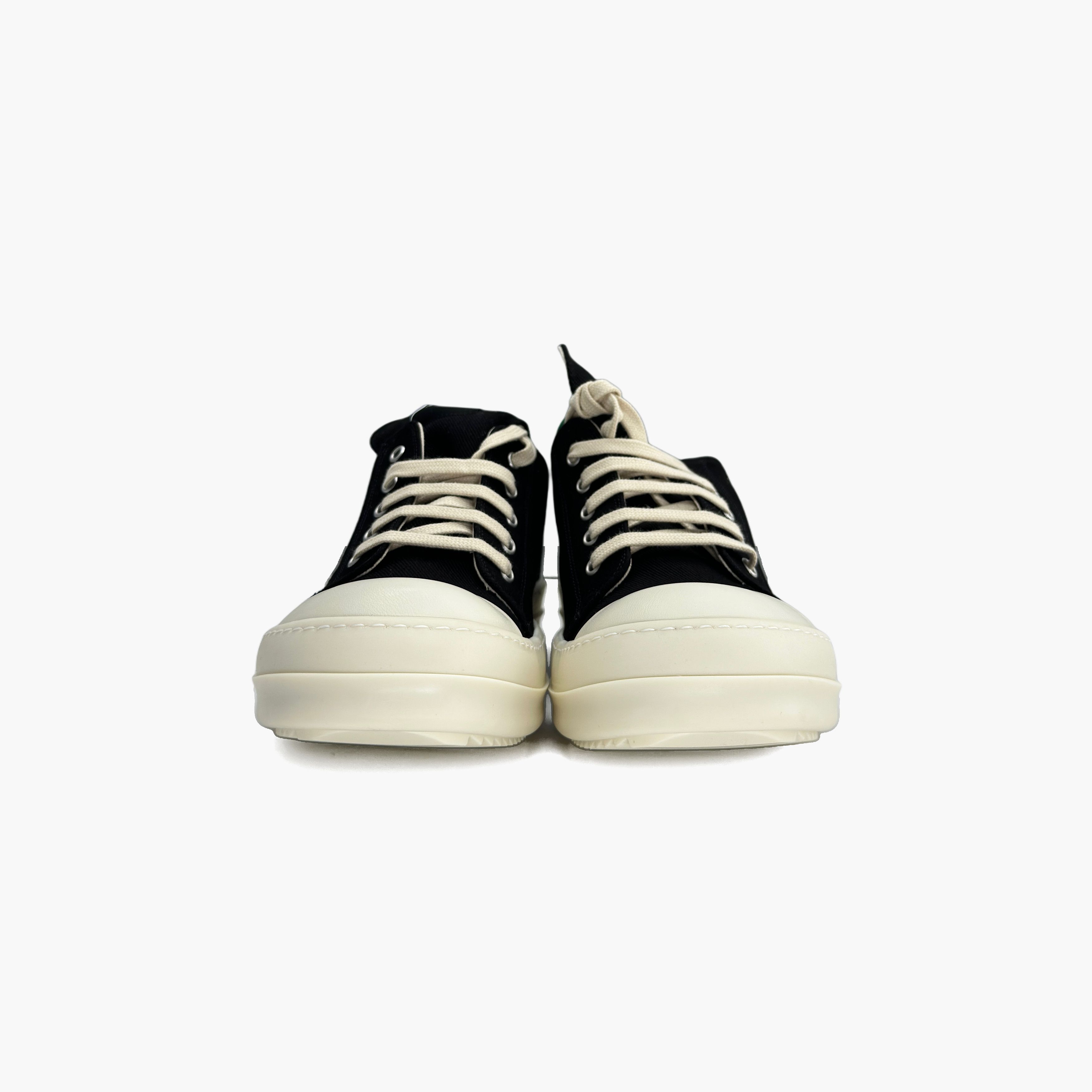Rick Owens Drkshdw Rick Owens DRKSHDW Canvas Low-Top Sneakers Size 10 Size US 10 / EU 43 - 5 Thumbnail