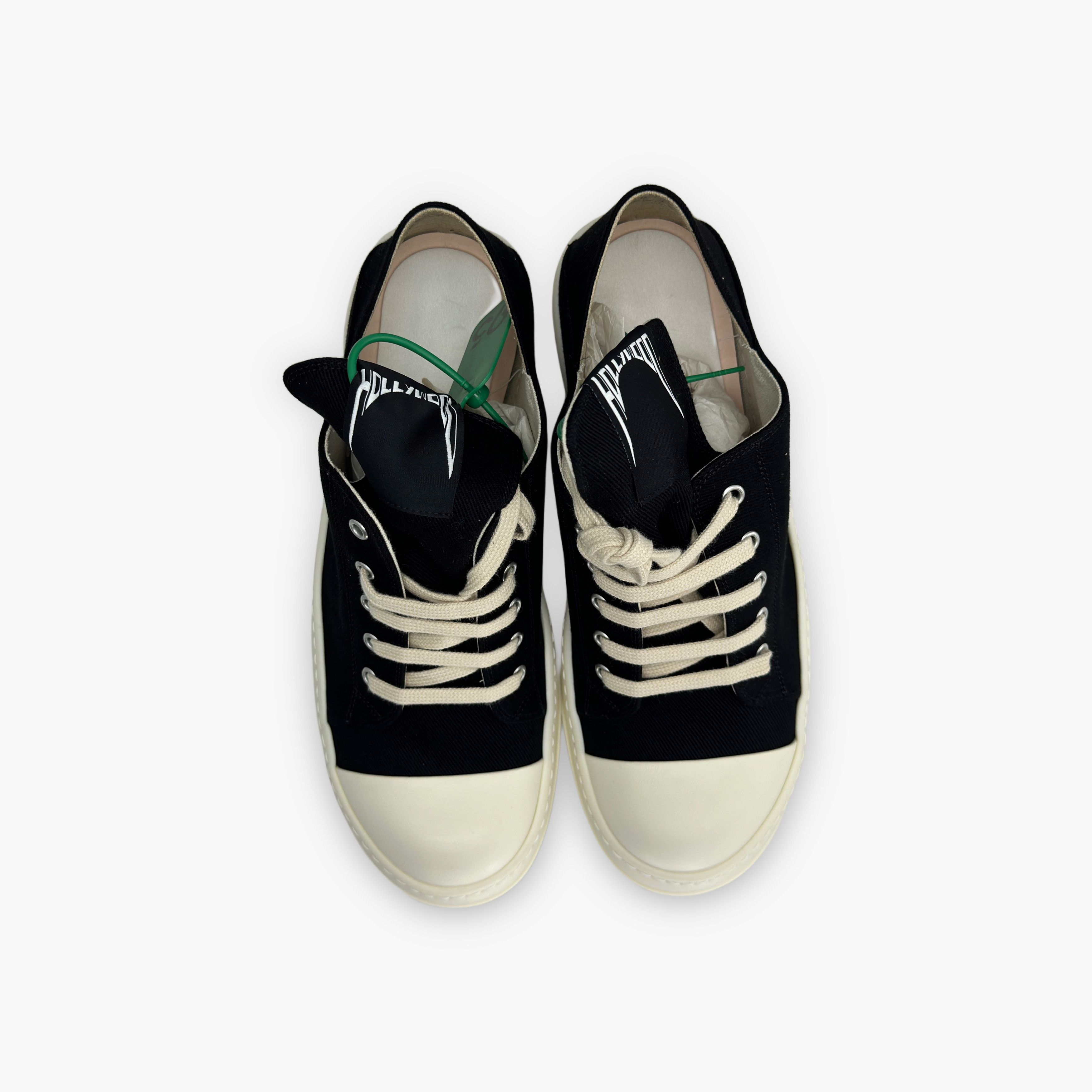 Rick Owens Drkshdw Rick Owens DRKSHDW Canvas Low-Top Sneakers Size 10 Size US 10 / EU 43 - 9 Thumbnail