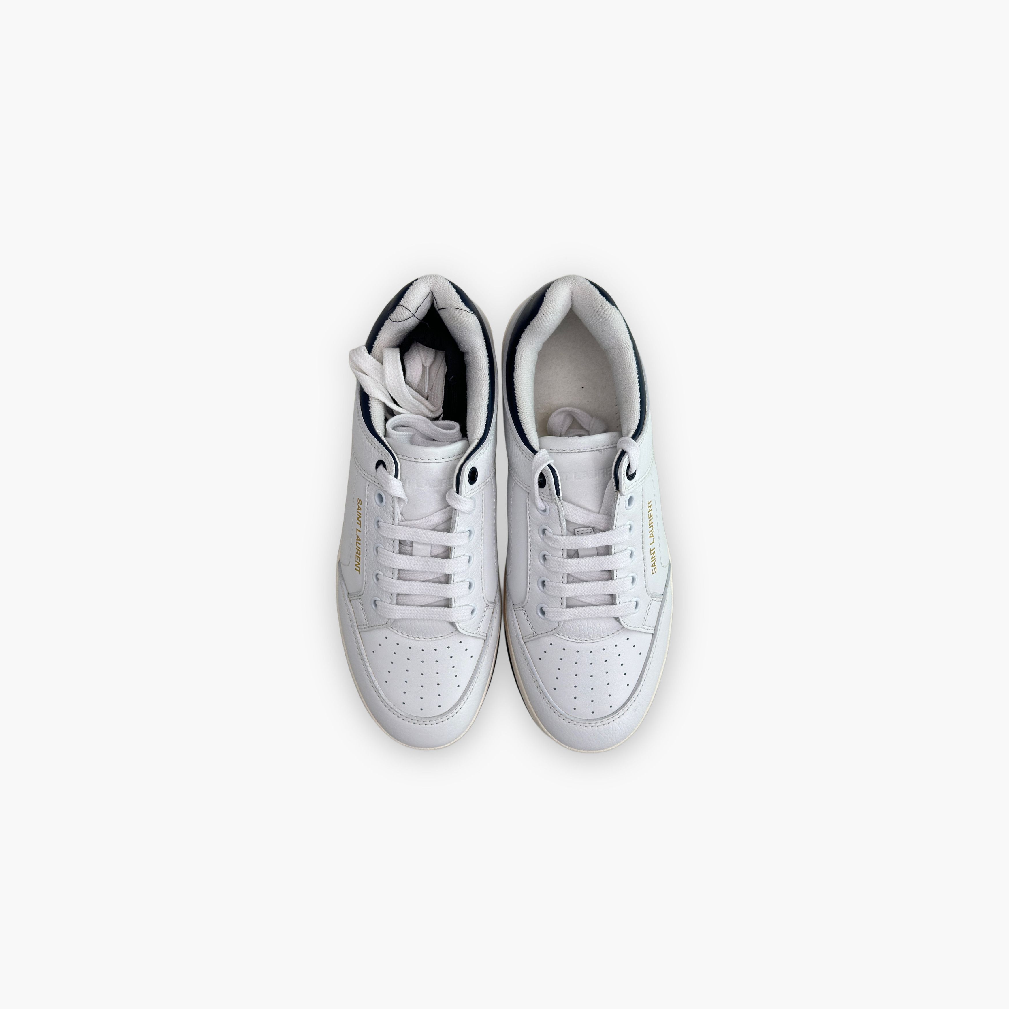 Saint Laurent Paris Saint Laurent SL/61 Leather Low-Top Sneakers Size 6 Size US 6 / EU 39 - 9 Thumbnail