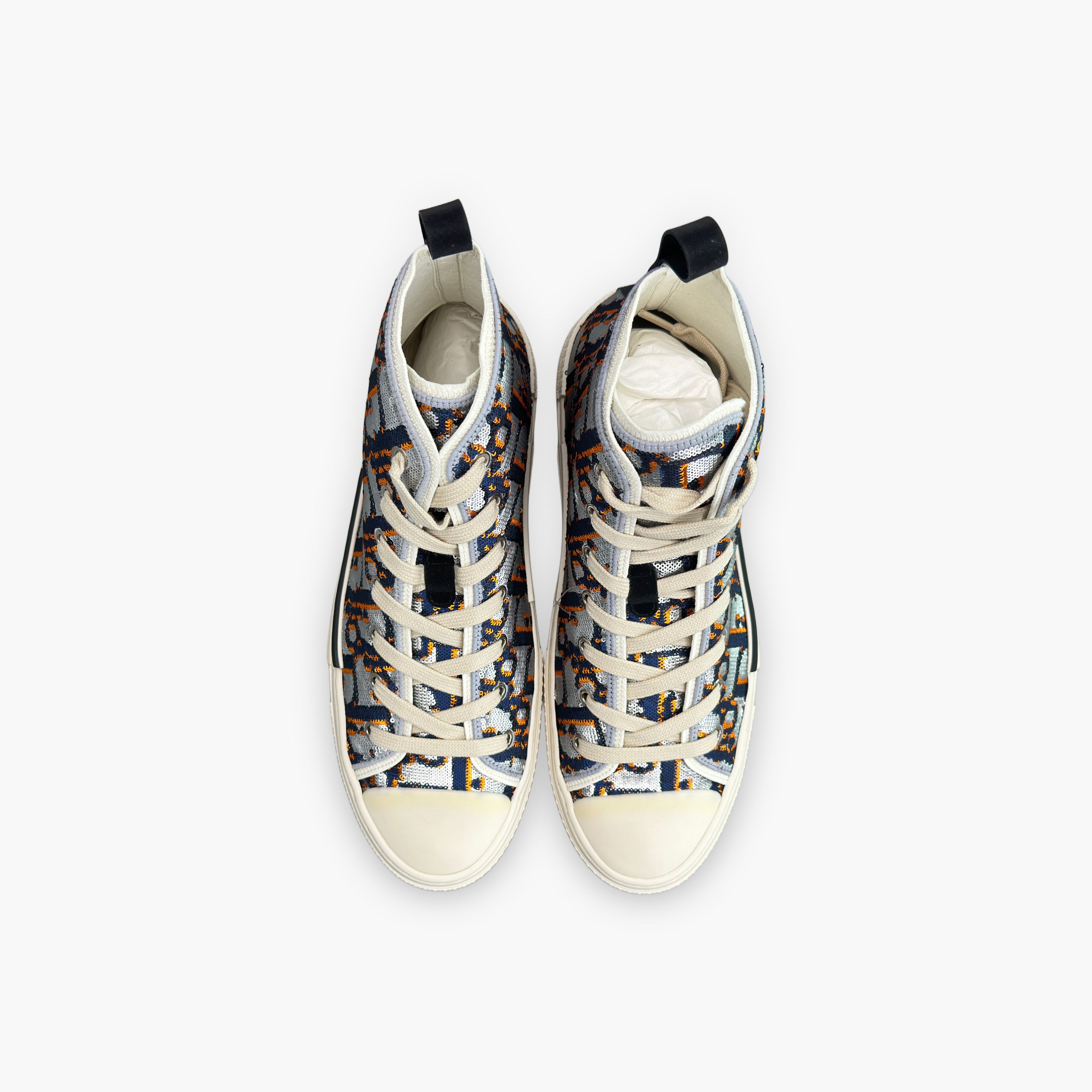 Dior Dior Oblique High-Top Sneakers Size 44 Size US 11 / EU 44 - 9 Thumbnail