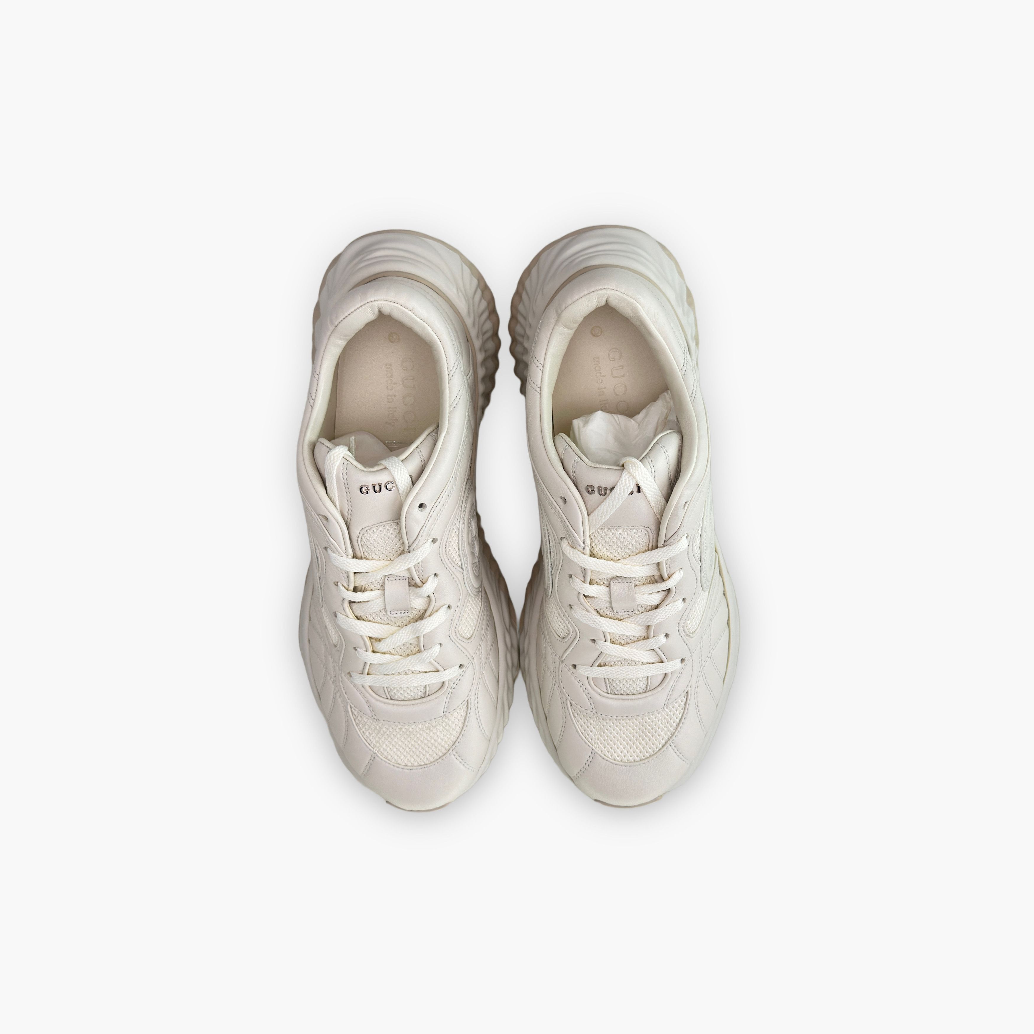 Gucci Gucci Ripple Leather Low-Top Sneakers US 10 Size US 10 / EU 43 - 9 Thumbnail