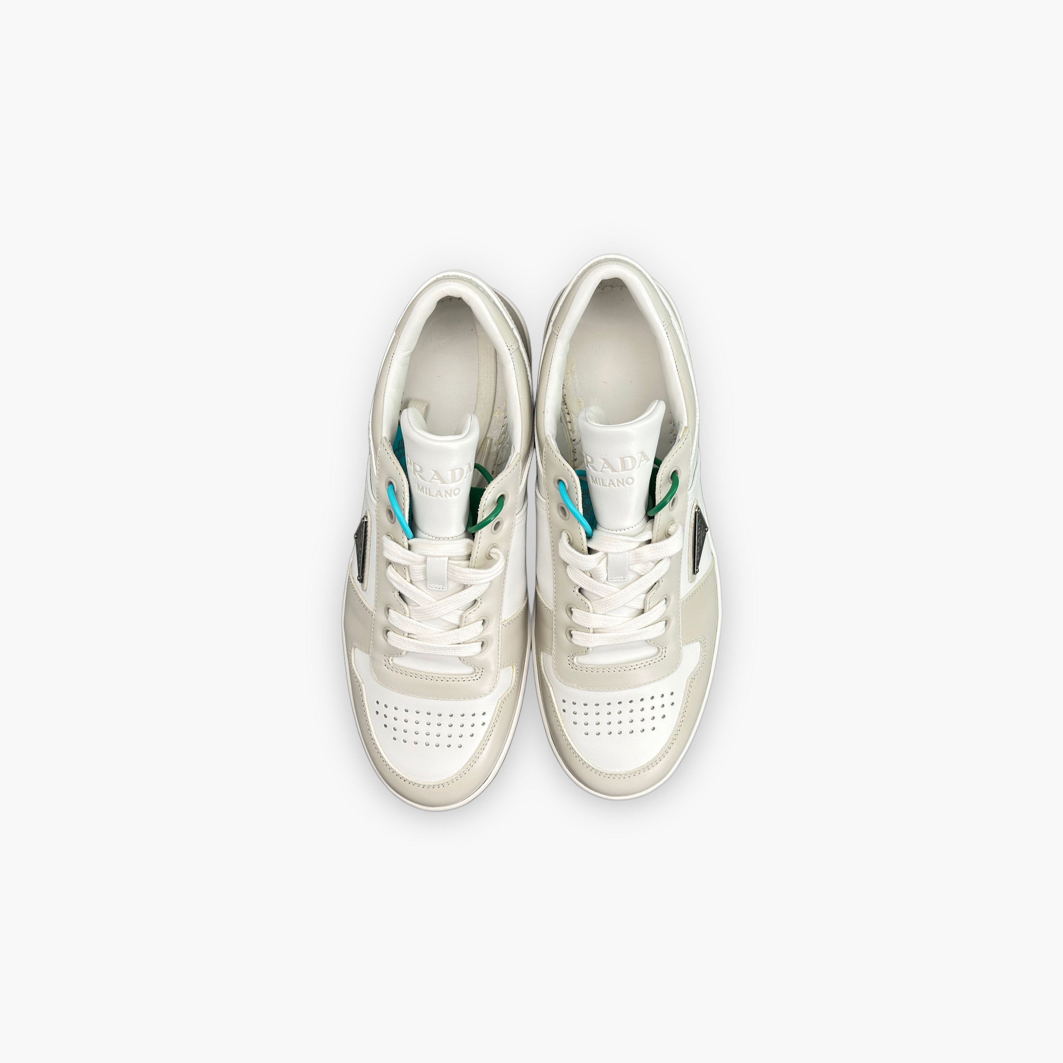 Prada Prada Downtown Leather Low-Top Sneakers Size 8.5 Size US 8.5 / EU 41-42 - 9 Thumbnail