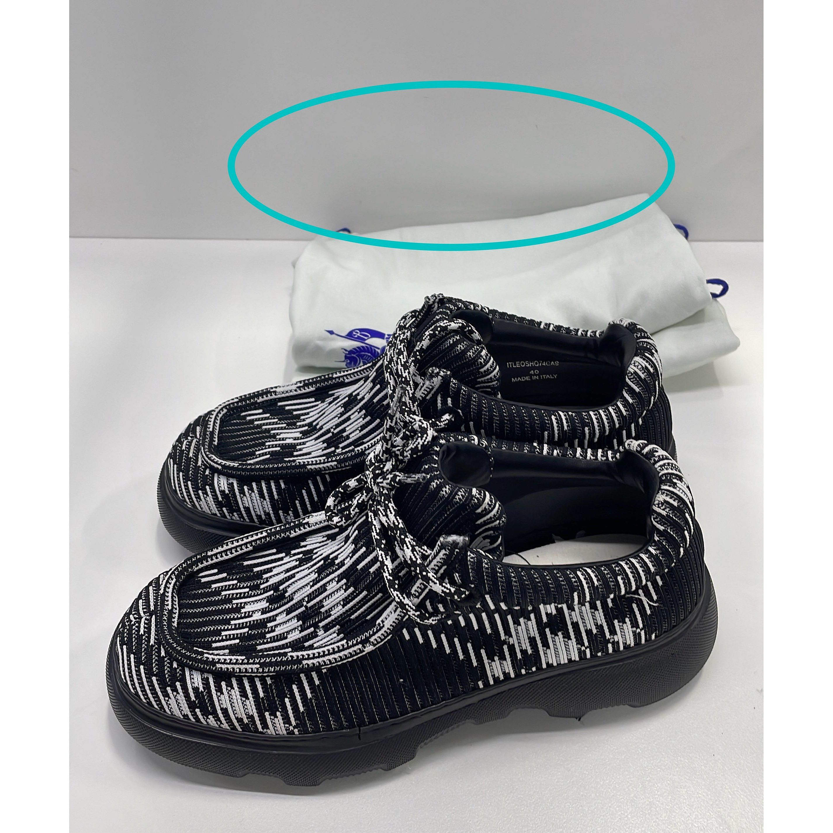 Burberry Burberry Knit Low-Top Sneakers US 7 Size US 7 / EU 40 - 11 Thumbnail