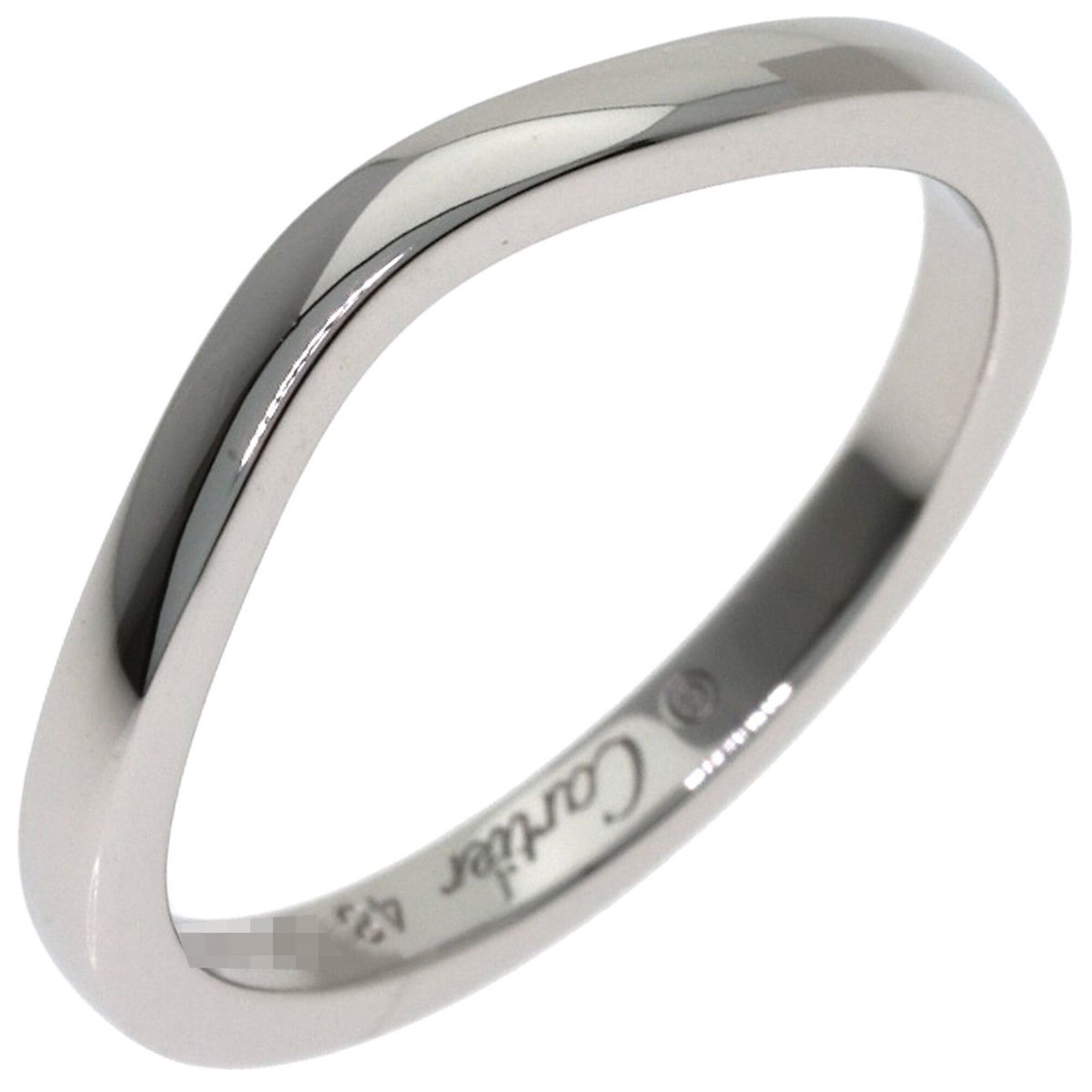 Cartier Cartier Ballerina Wedding Ring #48, Platinum PT950, Women's. Size ONE SIZE - 2 Thumbnail
