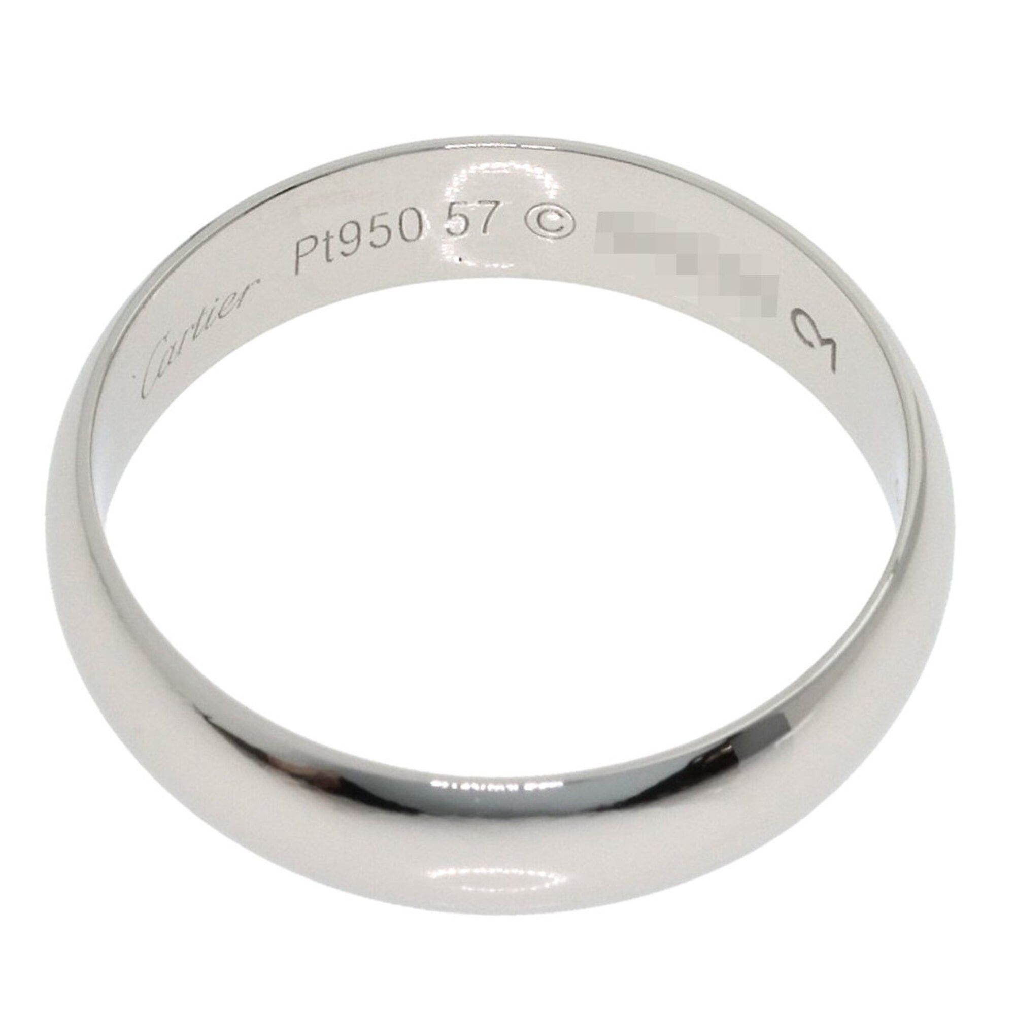 Cartier Cartier Wedding Ring #57, Platinum PT950, Women's, CARTIER Size ONE SIZE - 4 Thumbnail