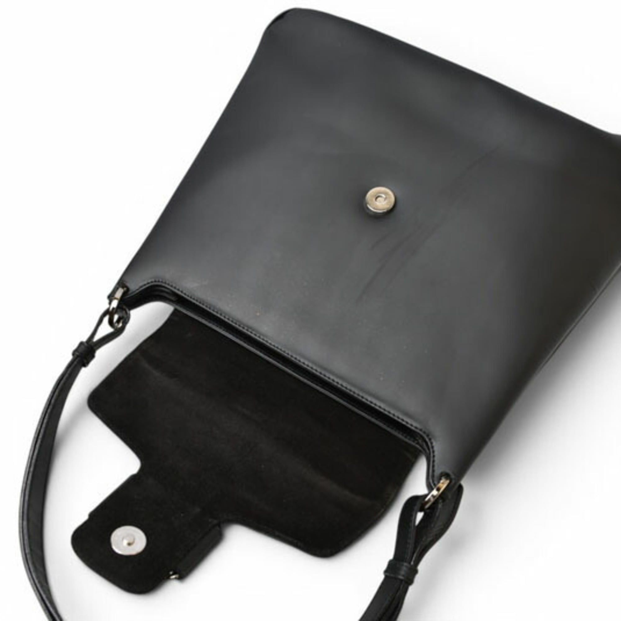 Salvatore Ferragamo Salvatore Ferragamo Ferragamo Tote Bag Shoulder Salvatore Vara Chain Black AU-21 0186 Size ONE SIZE - 12 Thumbnail