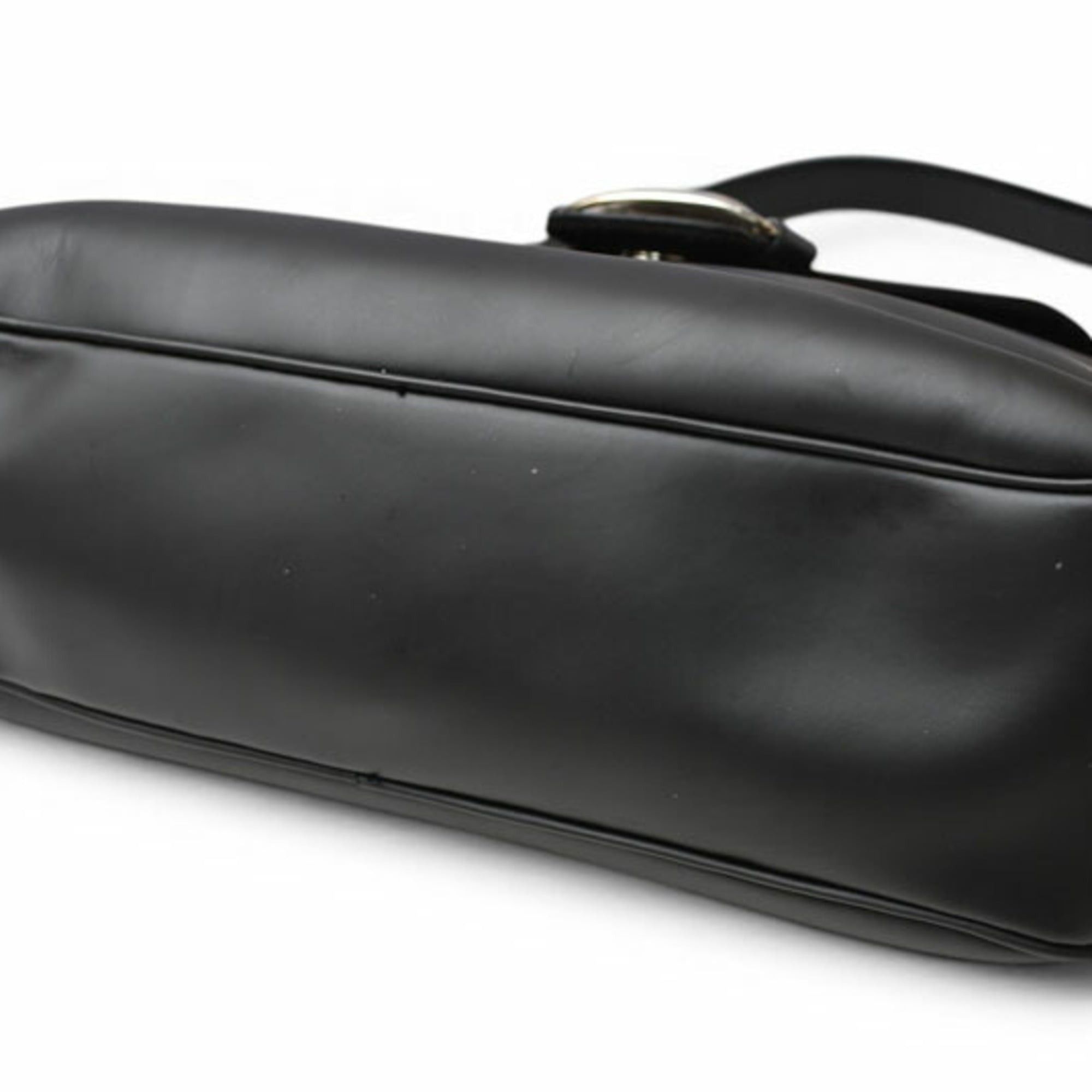 Salvatore Ferragamo Salvatore Ferragamo Ferragamo Tote Bag Shoulder Salvatore Vara Chain Black AU-21 0186 Size ONE SIZE - 7 Thumbnail