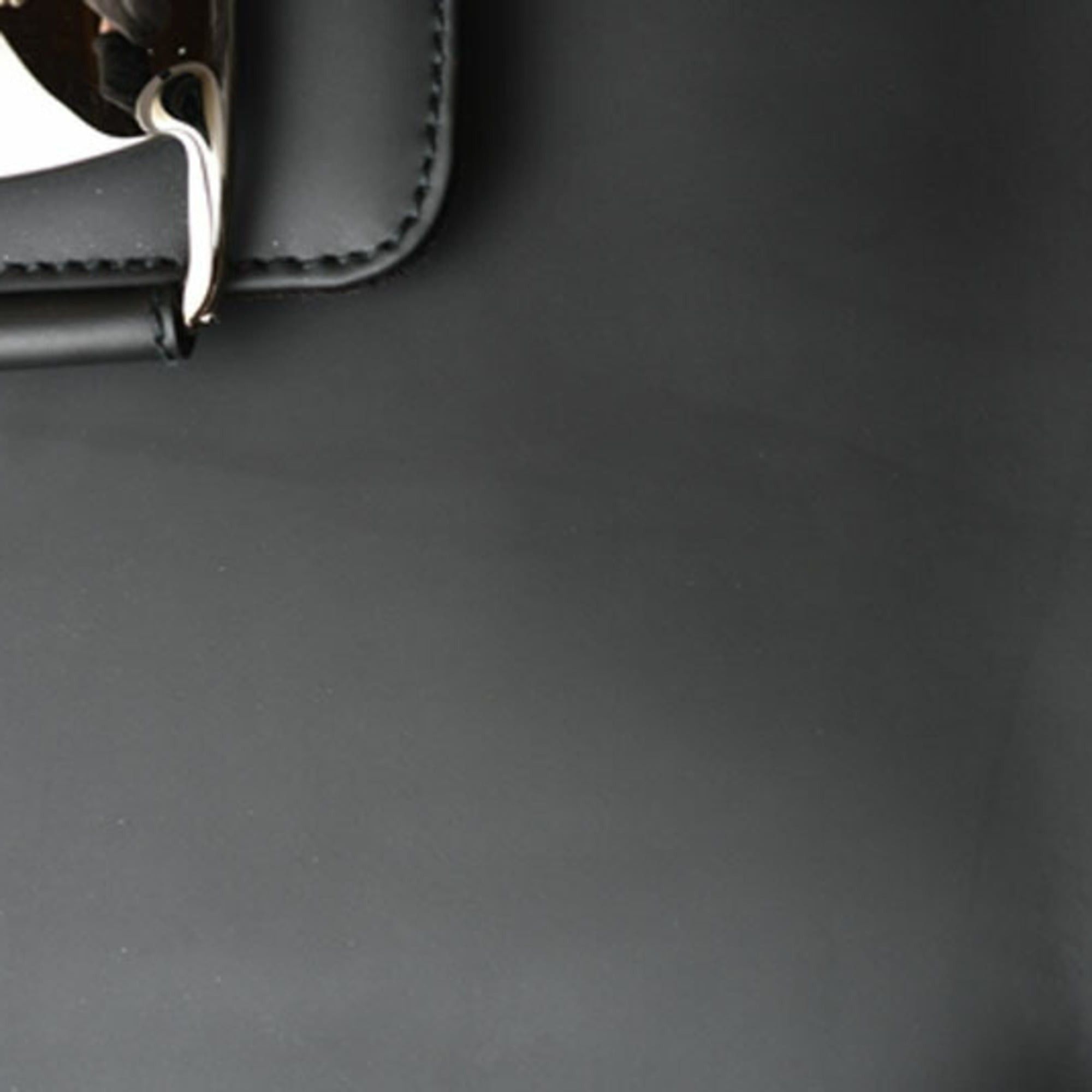 Salvatore Ferragamo Salvatore Ferragamo Ferragamo Tote Bag Shoulder Salvatore Vara Chain Black AU-21 0186 Size ONE SIZE - 11 Thumbnail