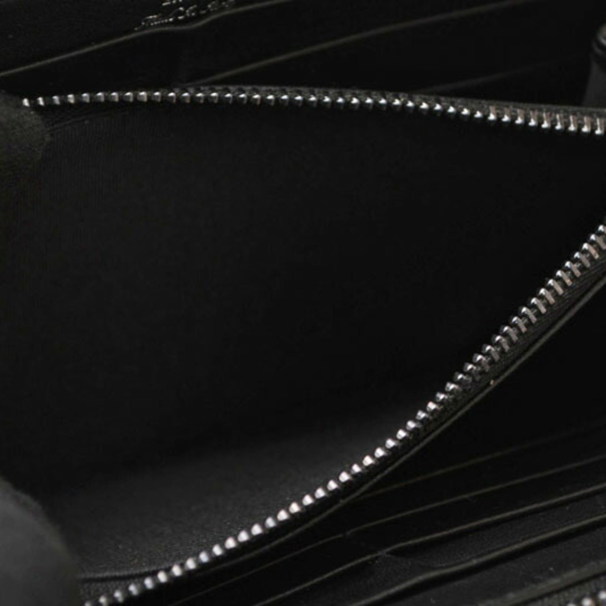 Jimmy Choo Jimmy Choo Round Long Wallet, Leather, Star Studs, Black Size ONE SIZE - 14 Thumbnail