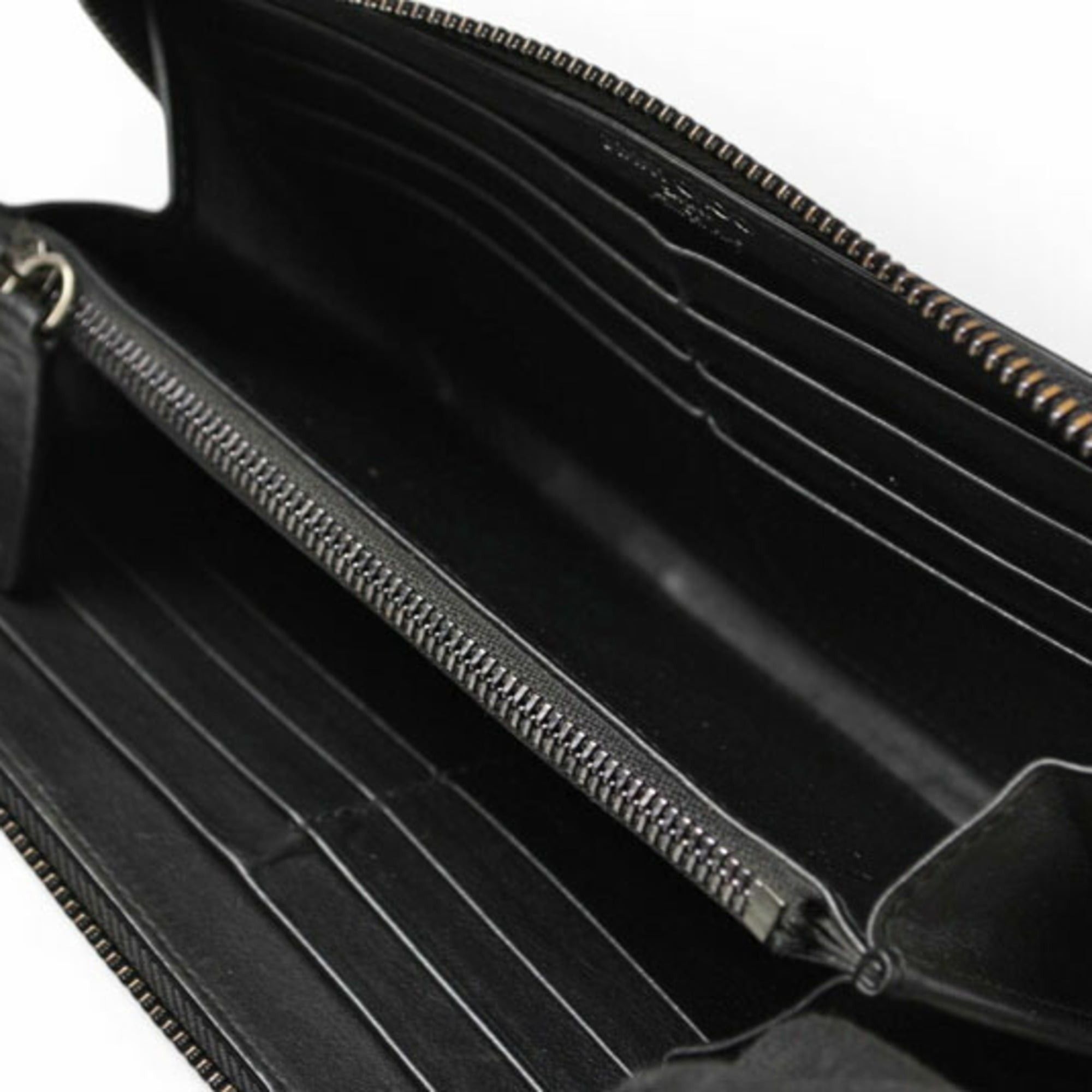Jimmy Choo Jimmy Choo Round Long Wallet, Leather, Star Studs, Black Size ONE SIZE - 11 Thumbnail