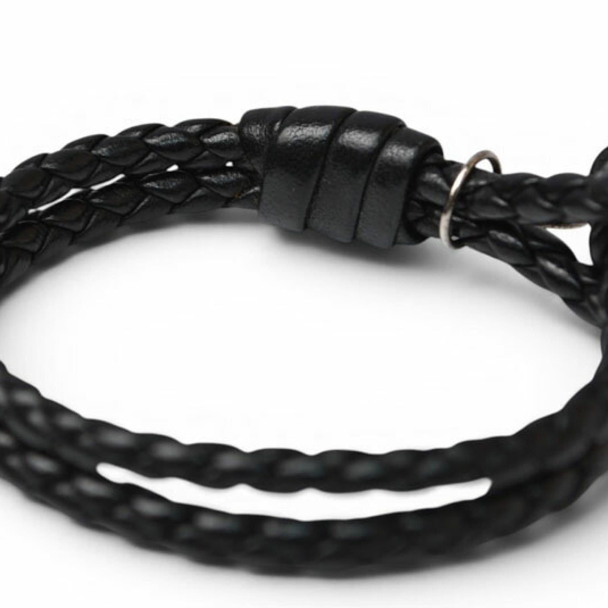 Bottega Veneta Bottega Veneta bracelet bangle, Intrecciato, black. Size ONE SIZE - 4 Thumbnail