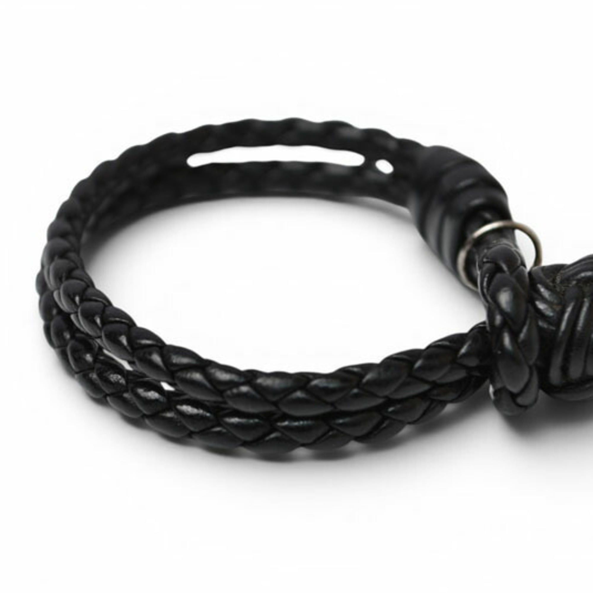 Bottega Veneta Bottega Veneta bracelet bangle, Intrecciato, black. Size ONE SIZE - 3 Thumbnail