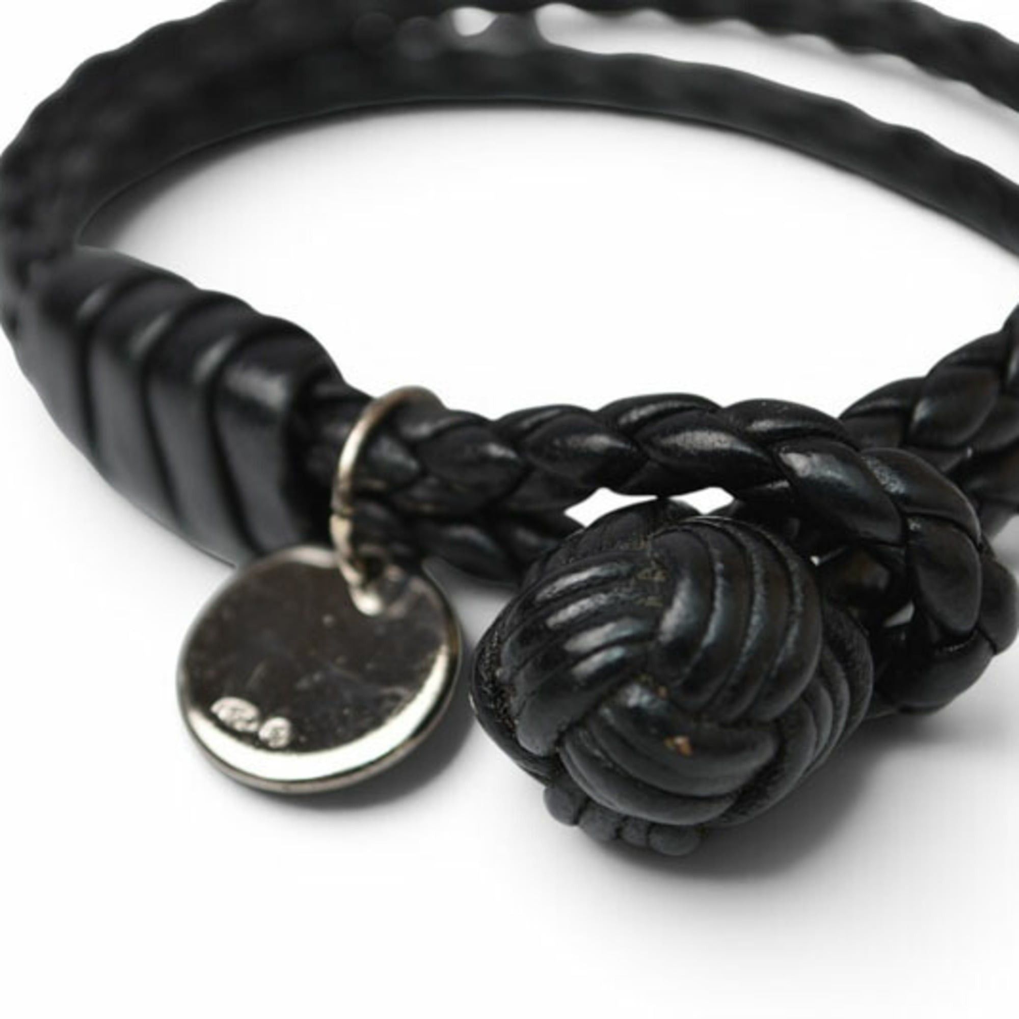 Bottega Veneta Bottega Veneta bracelet bangle, Intrecciato, black. Size ONE SIZE - 5 Thumbnail