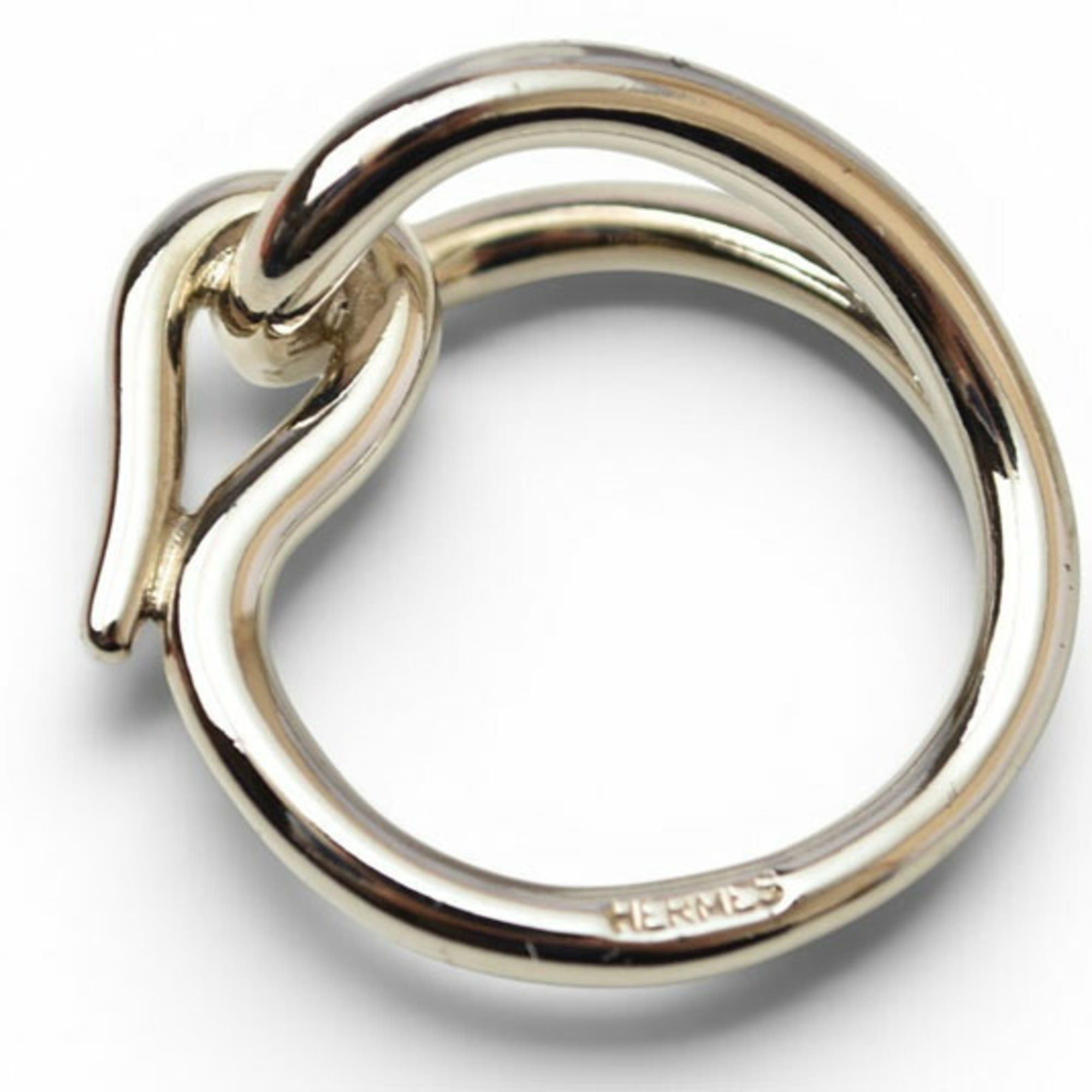 Hermes Hermes Scarf Ring Holder HERMES Jumbo Silver Palladium Size ONE SIZE - 6 Thumbnail