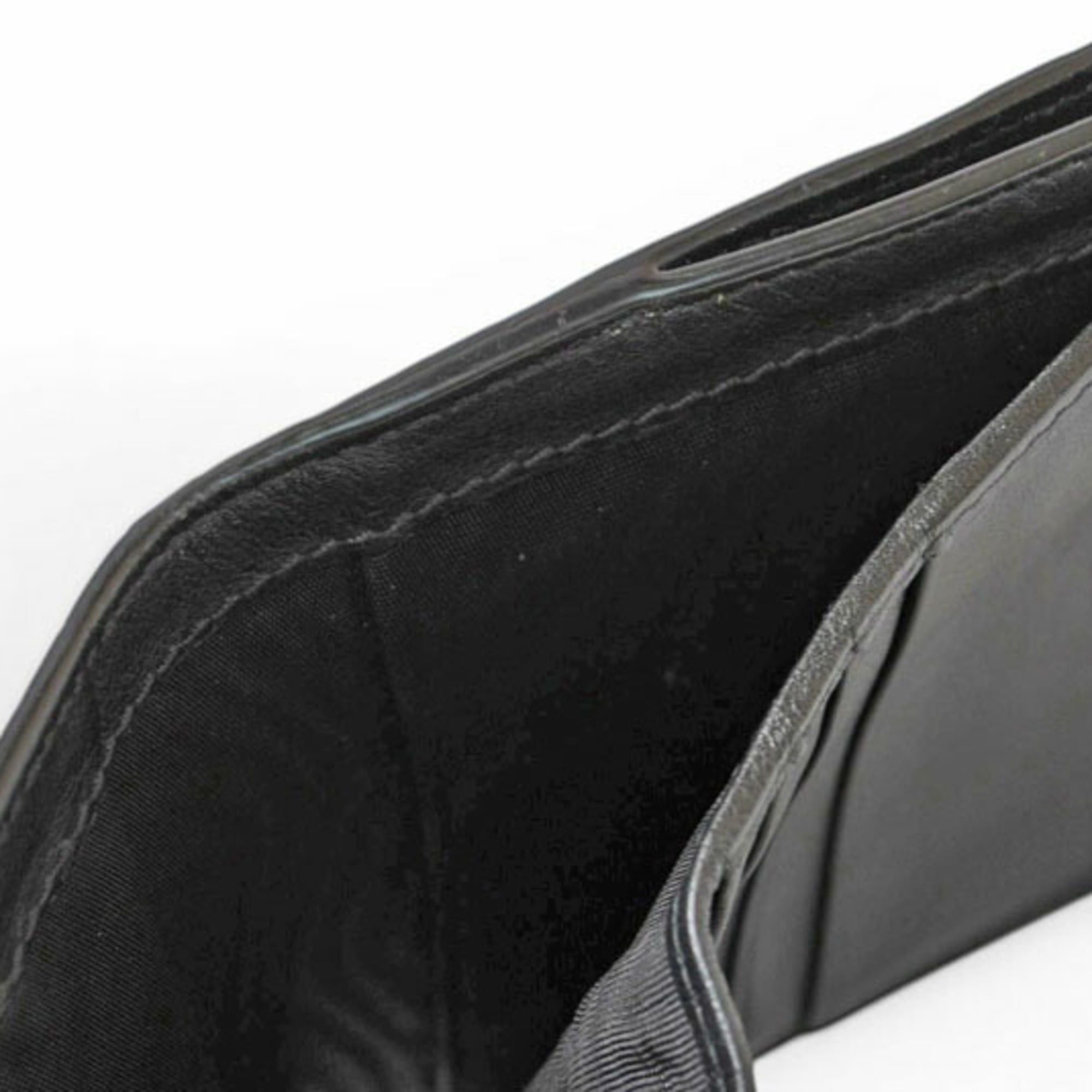 Gucci Gucci Outlet Unused Mini Folding Wallet GUCCI Microguccissima Black 544475 Size ONE SIZE - 8 Thumbnail