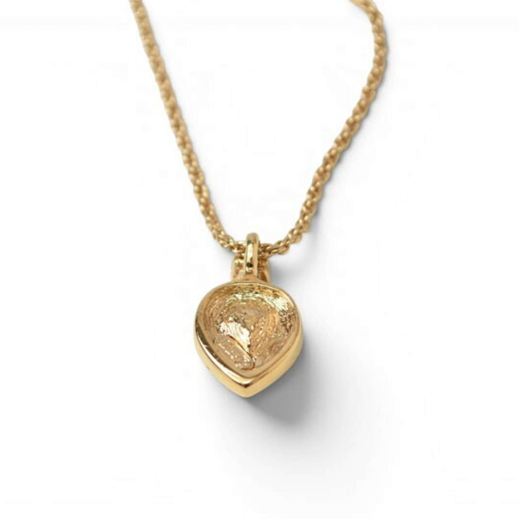 Dior Christian Dior Necklace Choker with Heart Motif and Rhinestones, Gold Size ONE SIZE - 8 Thumbnail