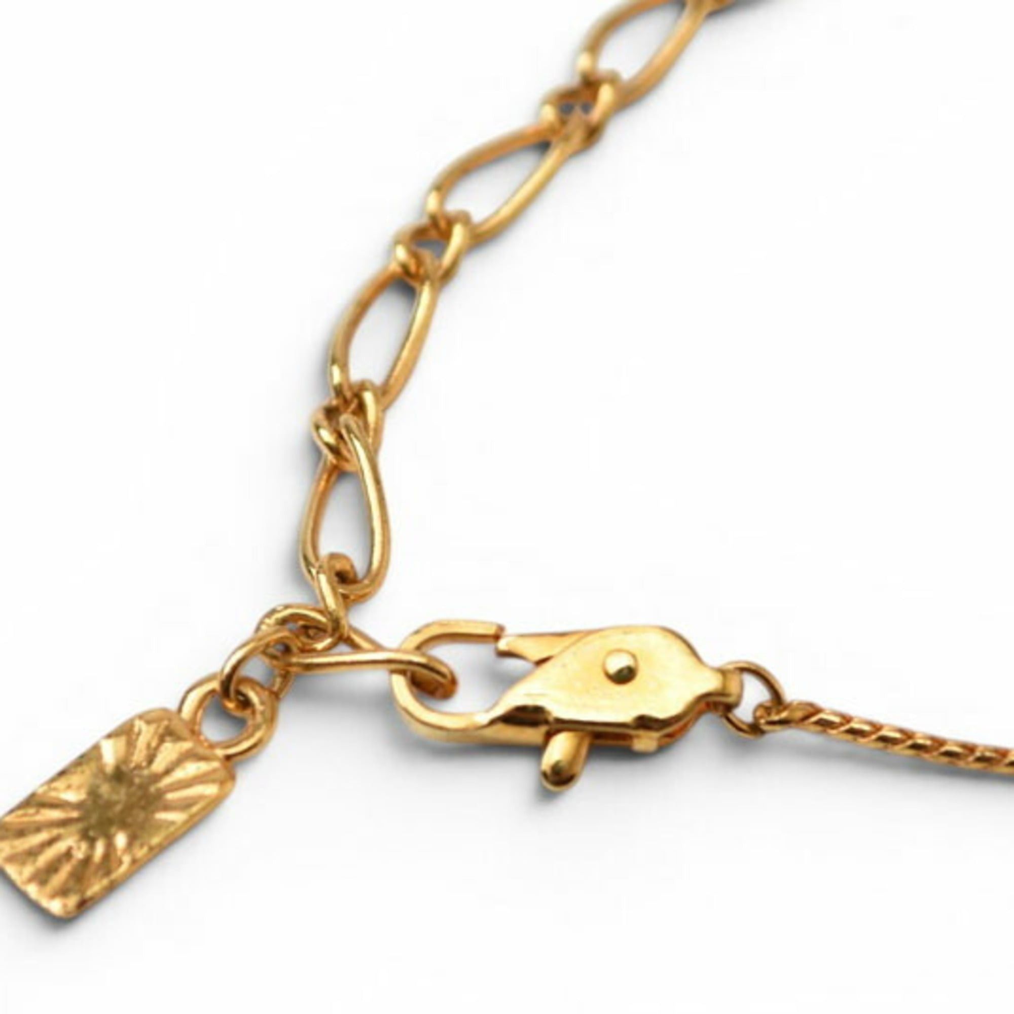 Yves Saint Laurent Yves Saint Laurent necklace pendant, unisex, gold plate motif, YSL. Size ONE SIZE - 5 Thumbnail