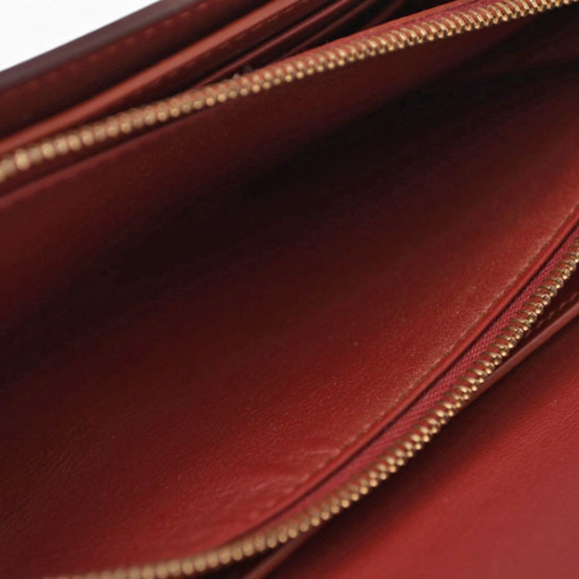 Celine Celine wallet, CELINE long large flap, multifunction, wine color, 101673AFE.28WN Size ONE SIZE - 16 Thumbnail