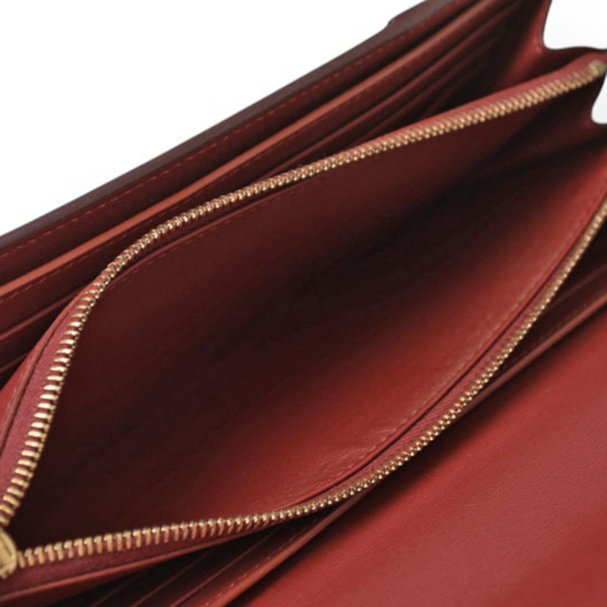 Celine Celine wallet, CELINE long large flap, multifunction, wine color, 101673AFE.28WN Size ONE SIZE - 15 Thumbnail