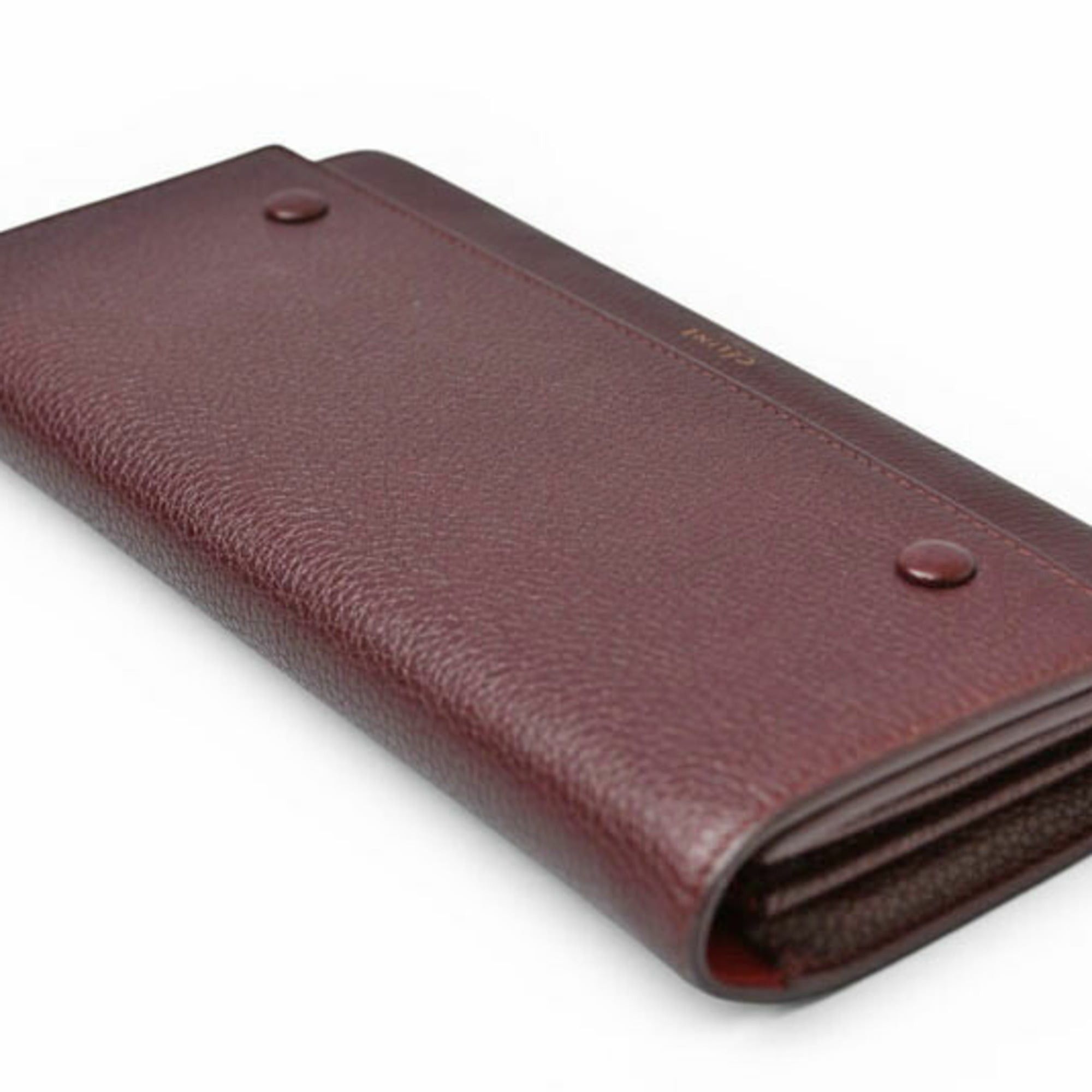 Celine Celine wallet, CELINE long large flap, multifunction, wine color, 101673AFE.28WN Size ONE SIZE - 4 Thumbnail