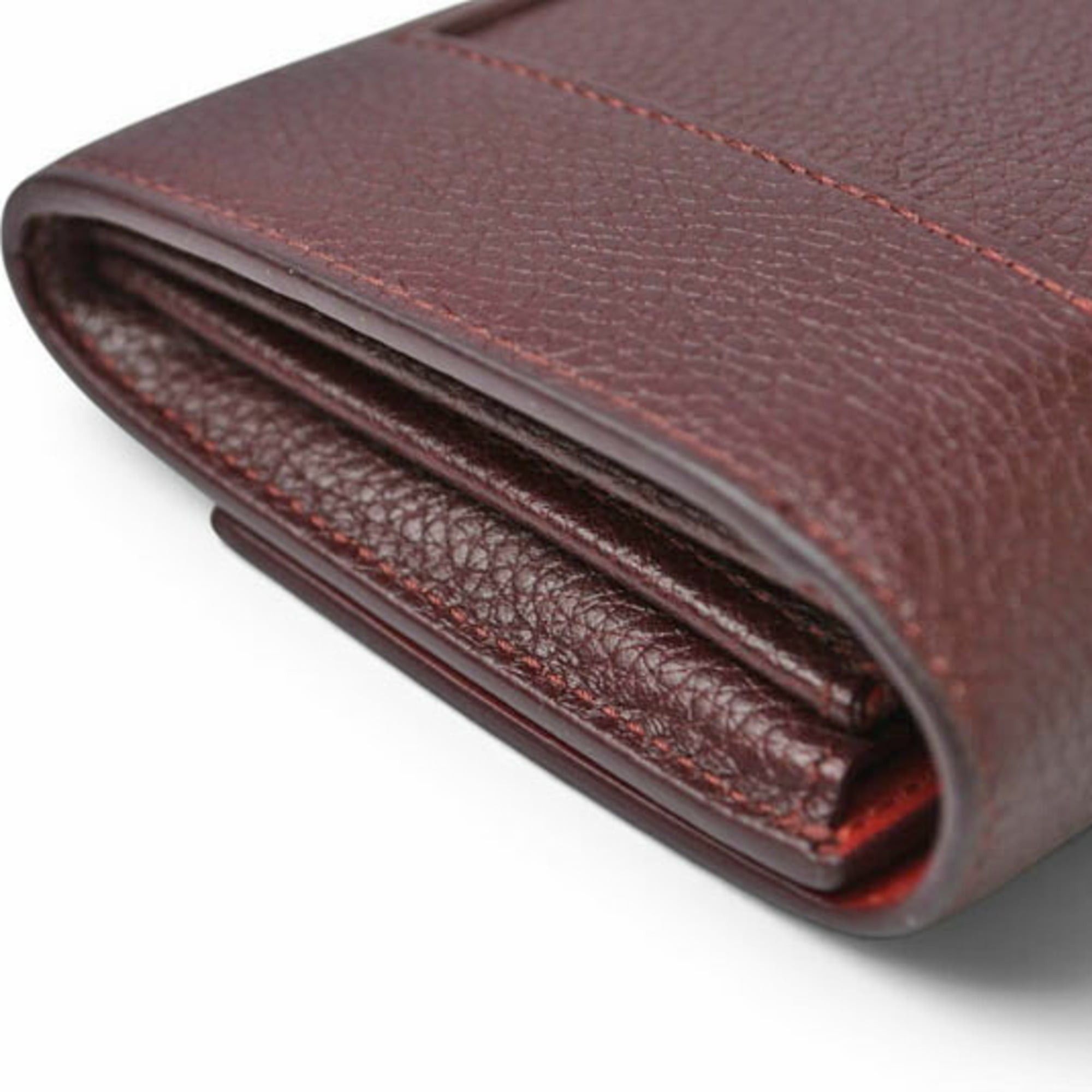 Celine Celine wallet, CELINE long large flap, multifunction, wine color, 101673AFE.28WN Size ONE SIZE - 7 Thumbnail