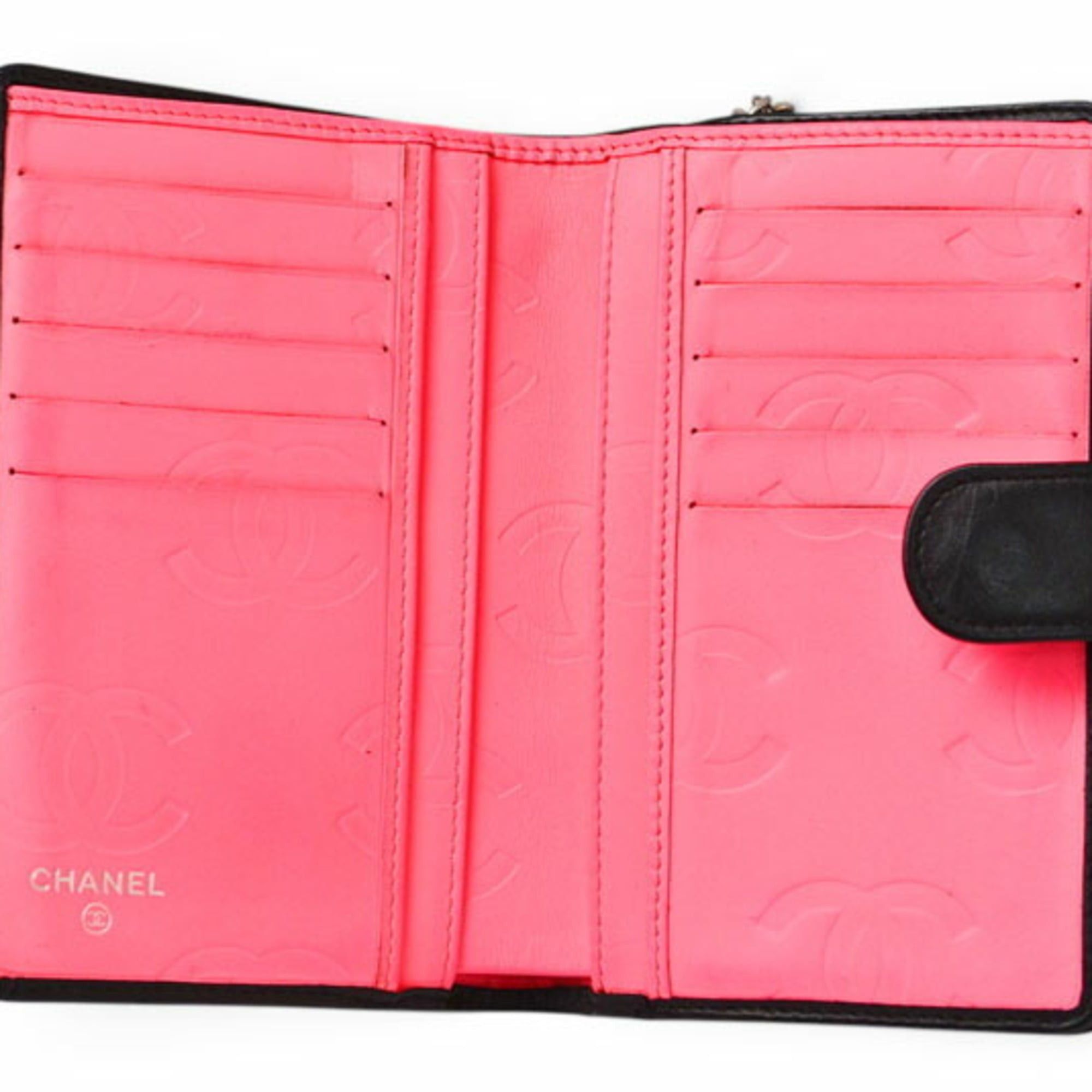 Chanel Chanel bi-fold wallet with Cambon logo, A50080, black. Size ONE SIZE - 8 Thumbnail
