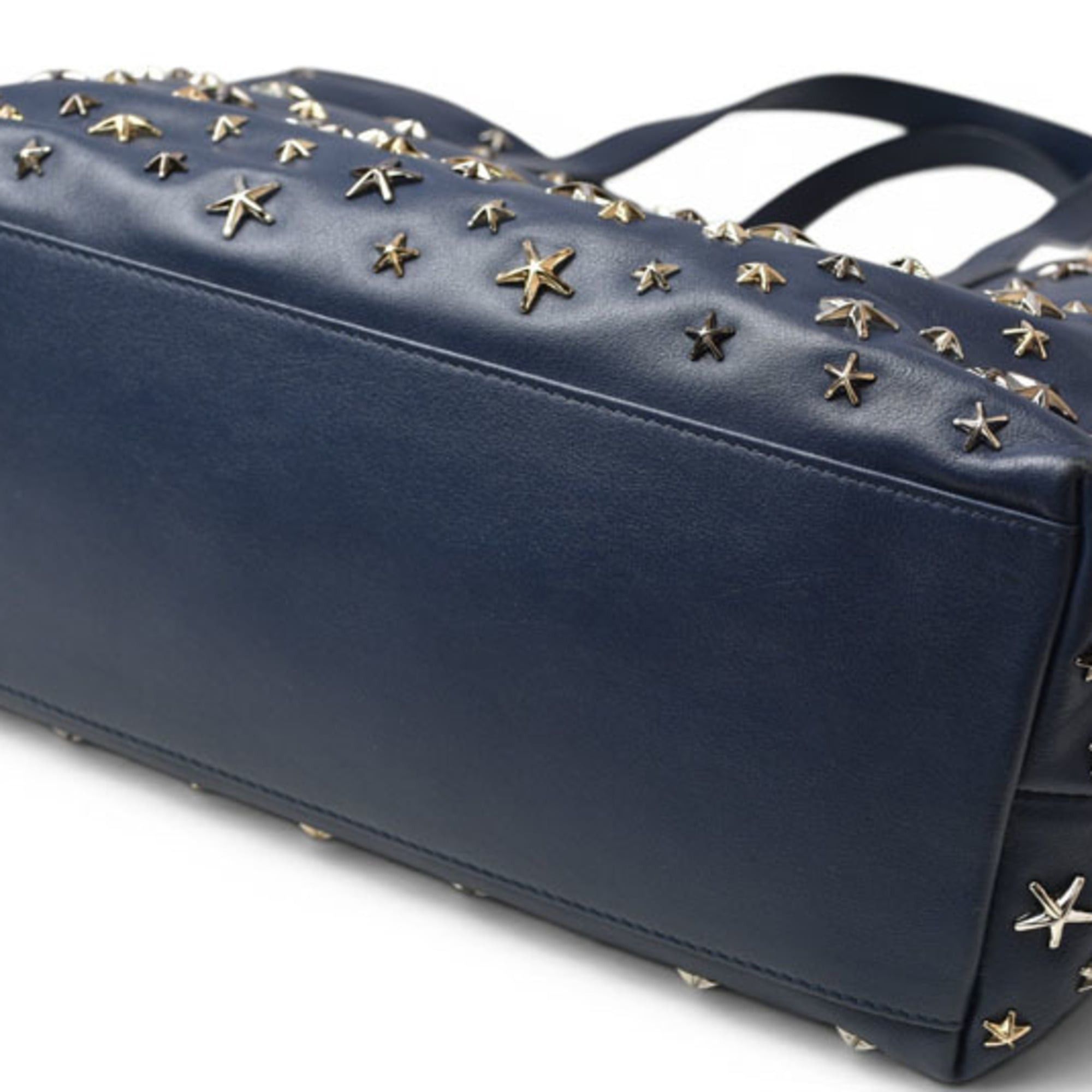 Jimmy Choo Jimmy Choo tote bag, Sofia navy, star studs, mixed design. Size ONE SIZE - 14 Thumbnail
