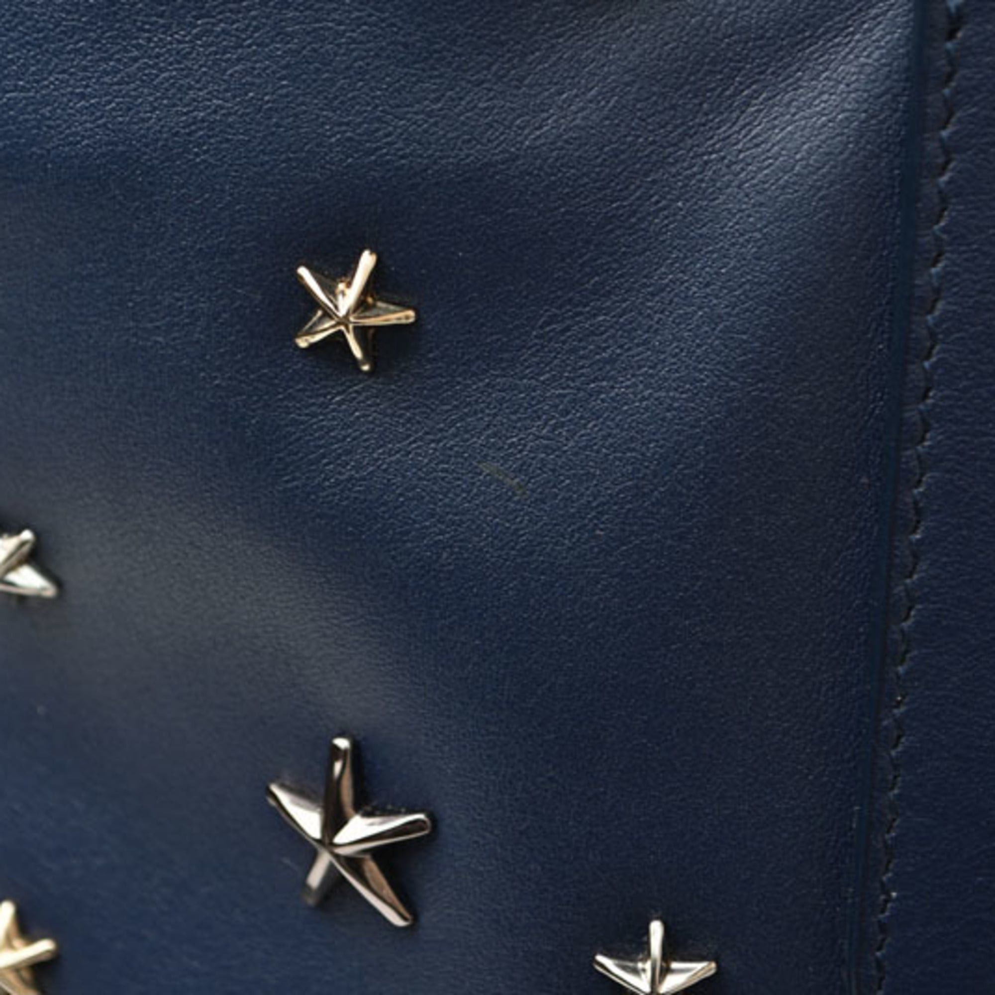 Jimmy Choo Jimmy Choo tote bag, Sofia navy, star studs, mixed design. Size ONE SIZE - 13 Thumbnail